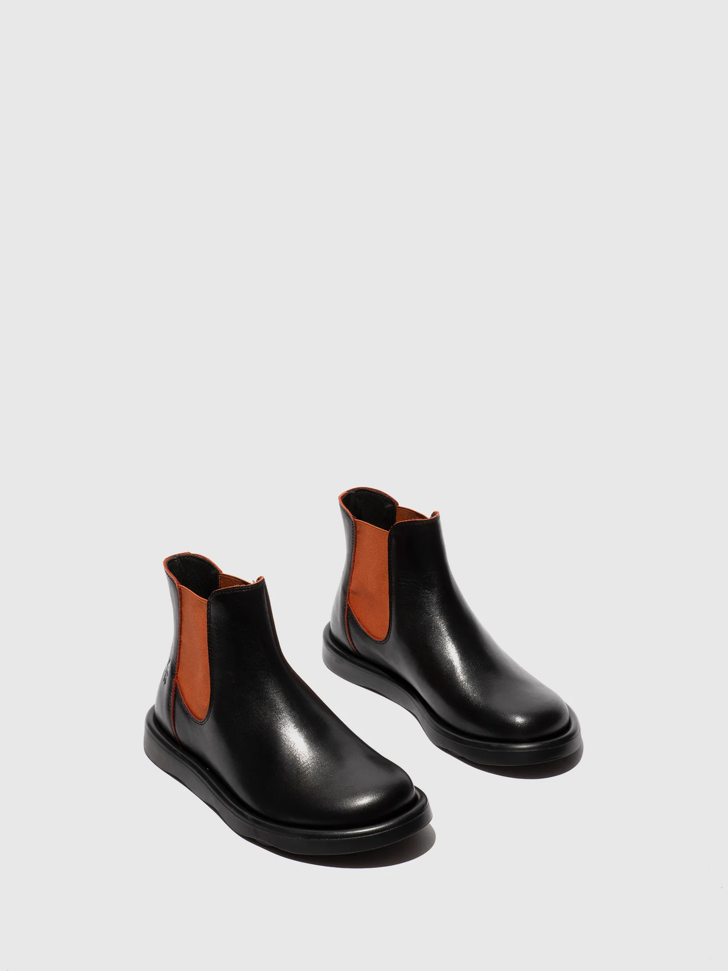 Chelsea Ankle Boots TICH099FLY BLACK/RED - Image 2