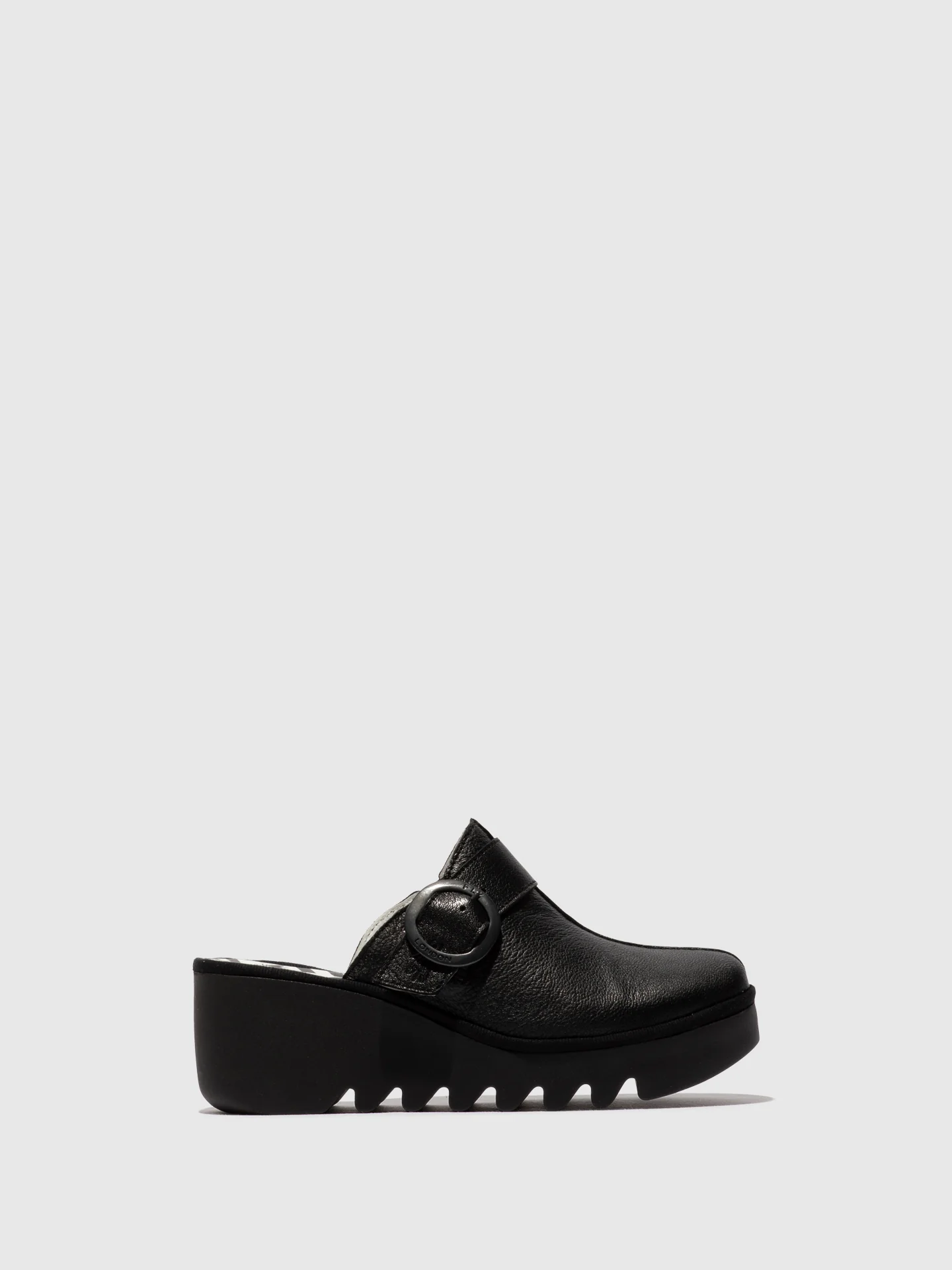 Round Toe Clogs BLOK586FLY BLACK