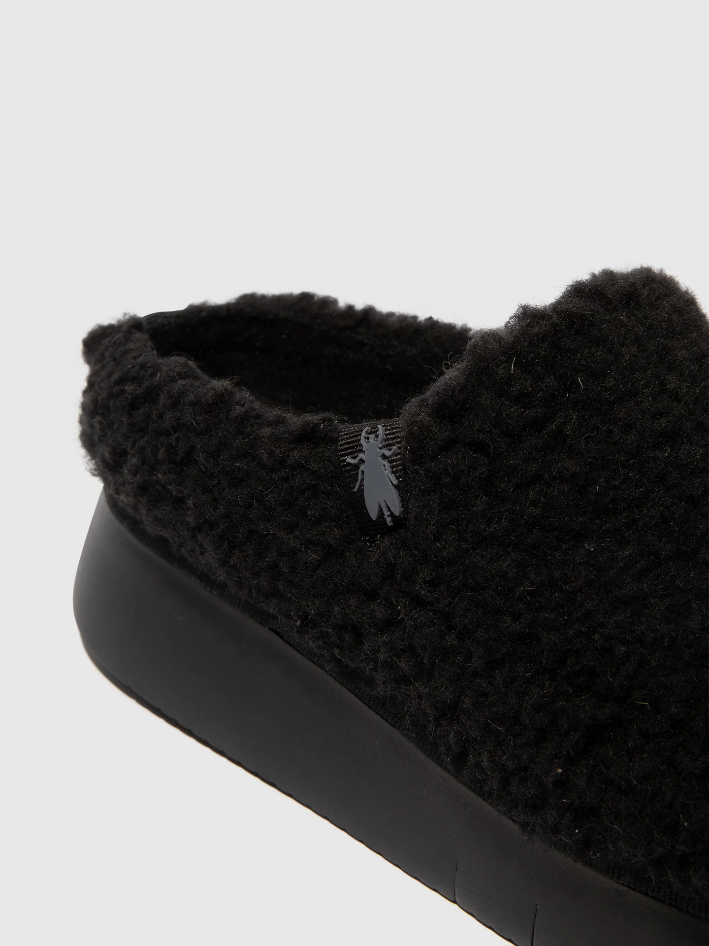 Round Toe Clogs CAFE360FLY BLACK - Image 4