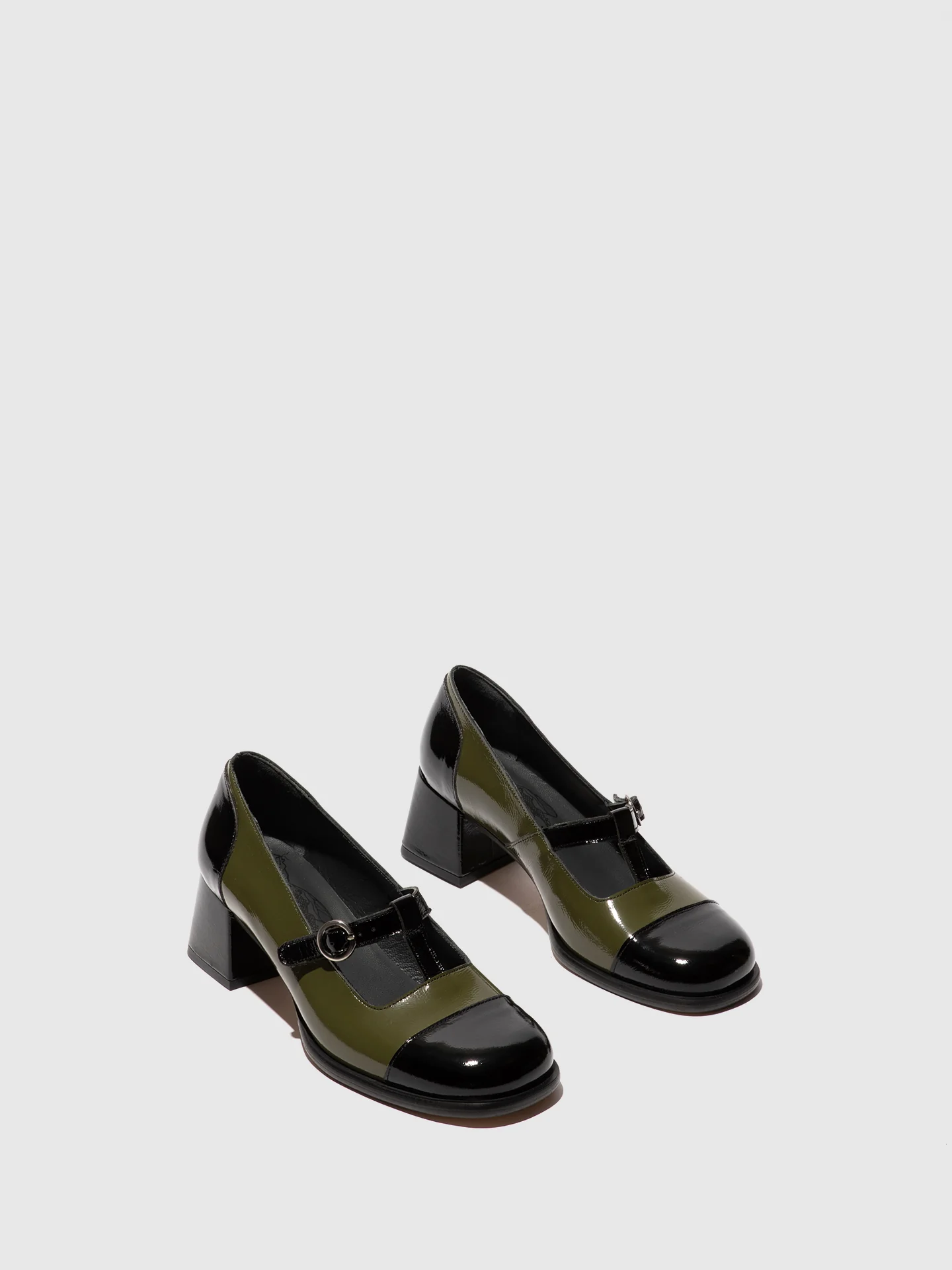 Buckle Shoes SOLF341FLY BLACK/SEA KELP - Image 2