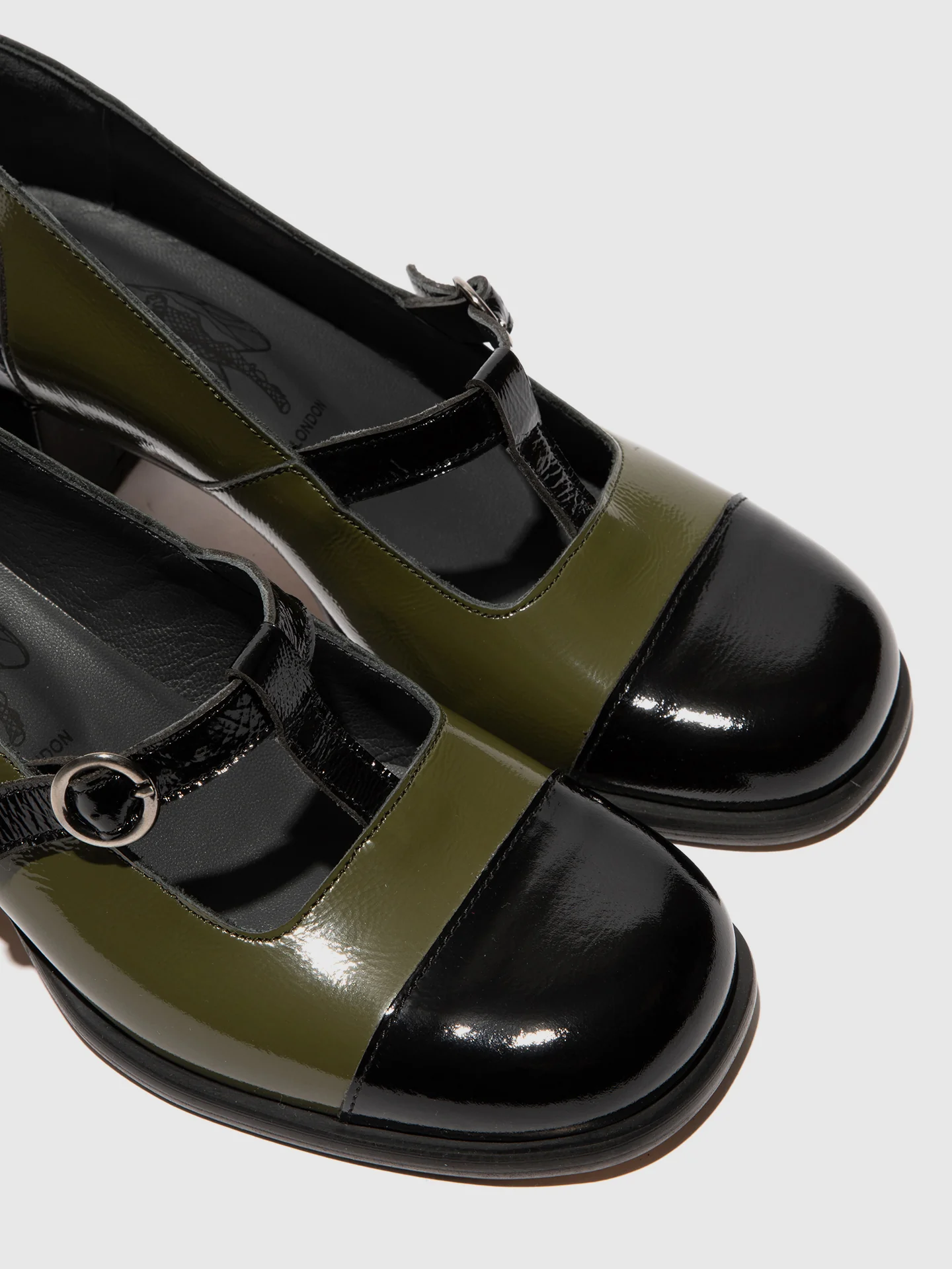 Buckle Shoes SOLF341FLY BLACK/SEA KELP - Image 4