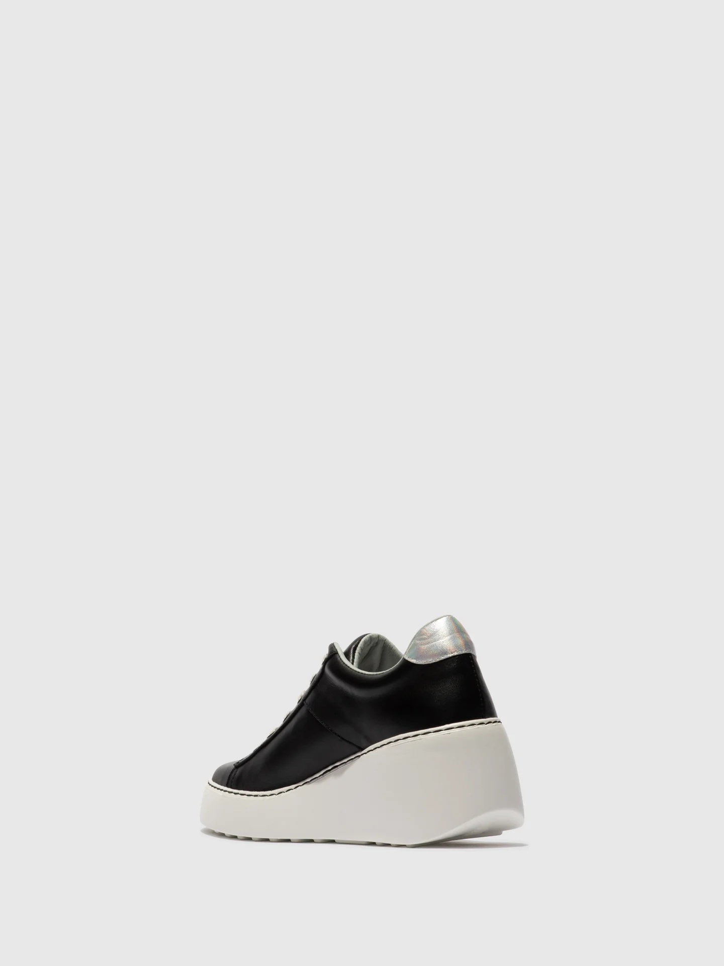 Lace-up Trainers DELF580FLY BLACK/SILVER - Image 3