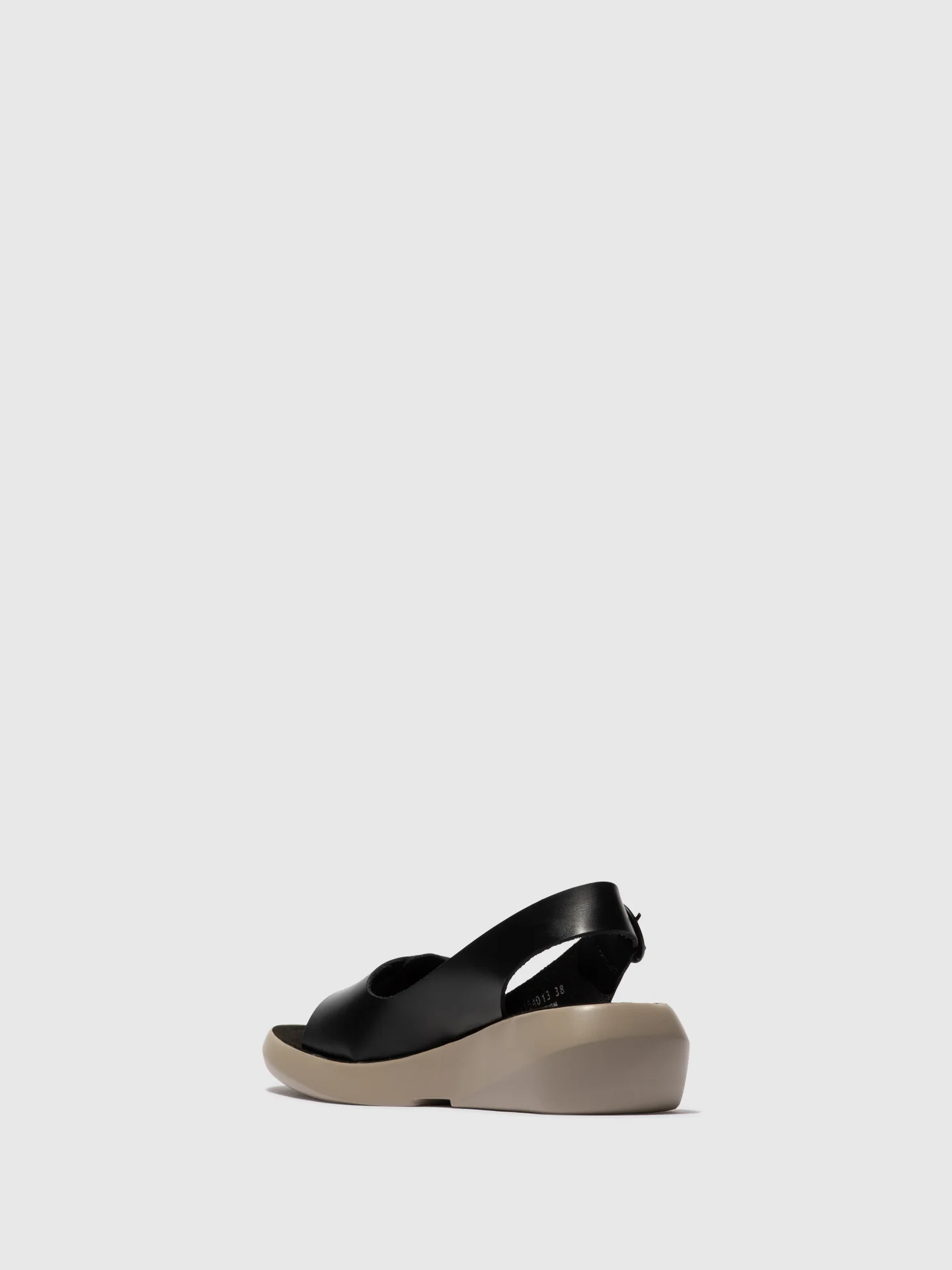 Sling-Back Sandals BERK754FLY BLACK - Image 3
