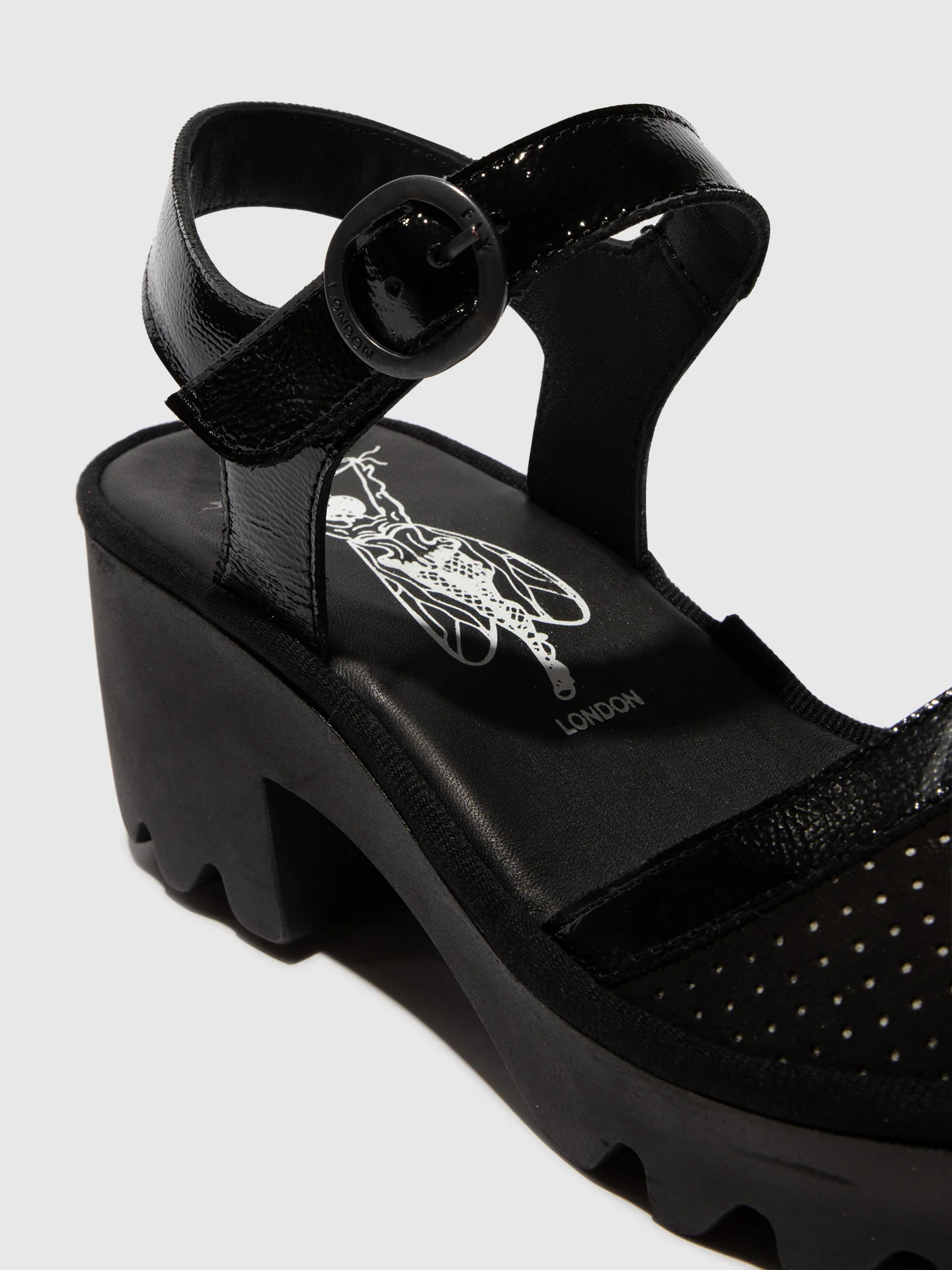 Sling-Back Sandals TEYO583FLY BLACK - Image 4