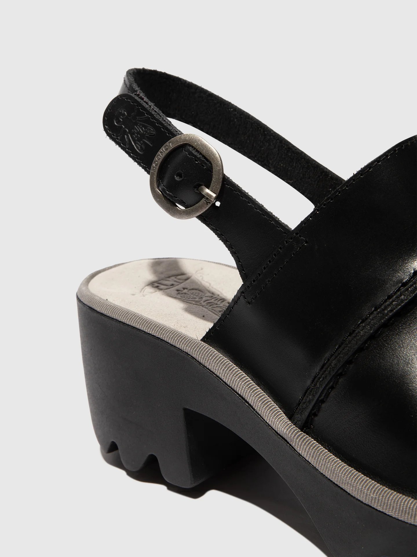 Sling-Back Sandals TUPI495FLY BLACK - Image 4