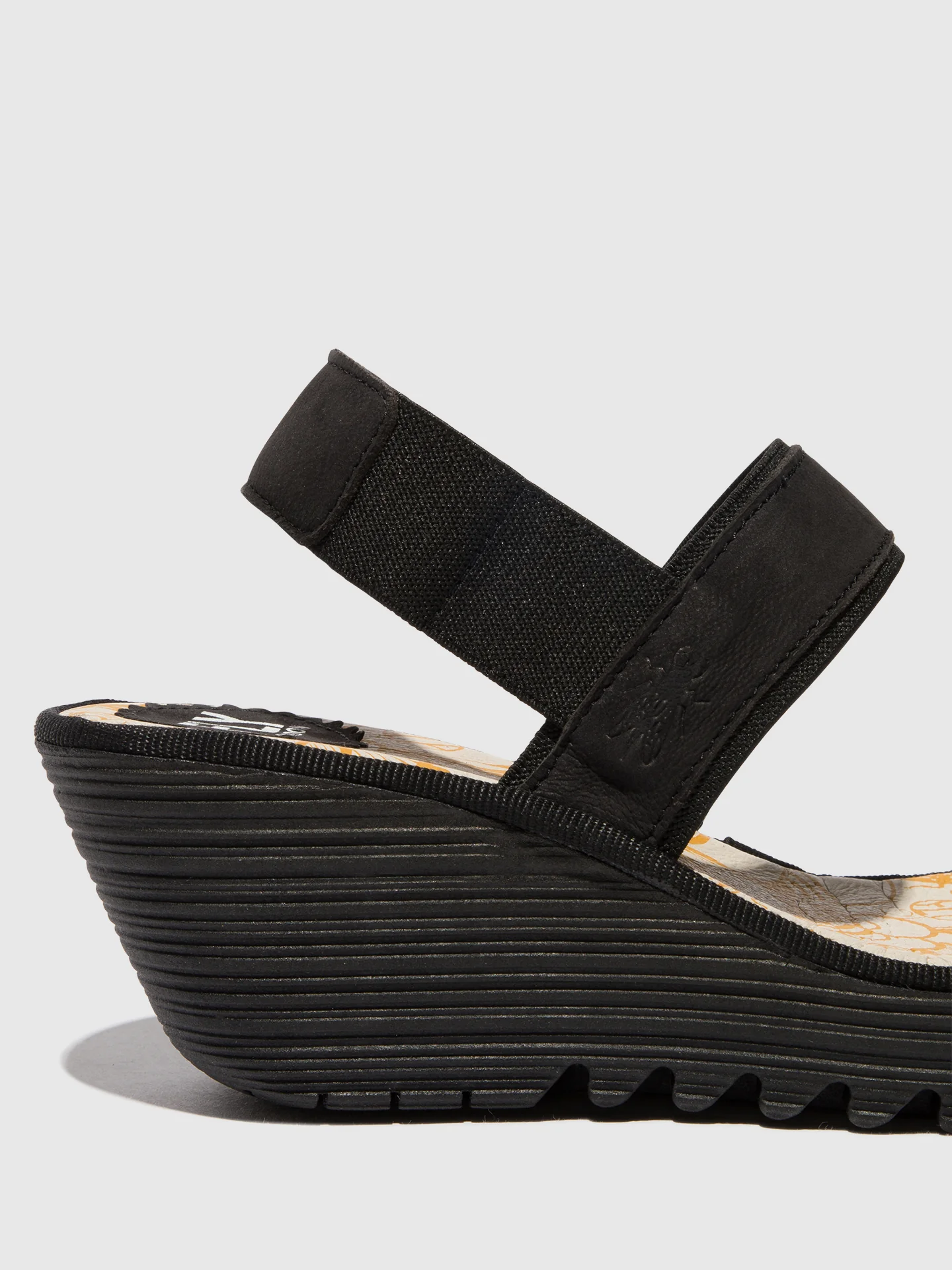 Sling-Back Sandals YACO416FLY BLACK - Image 4