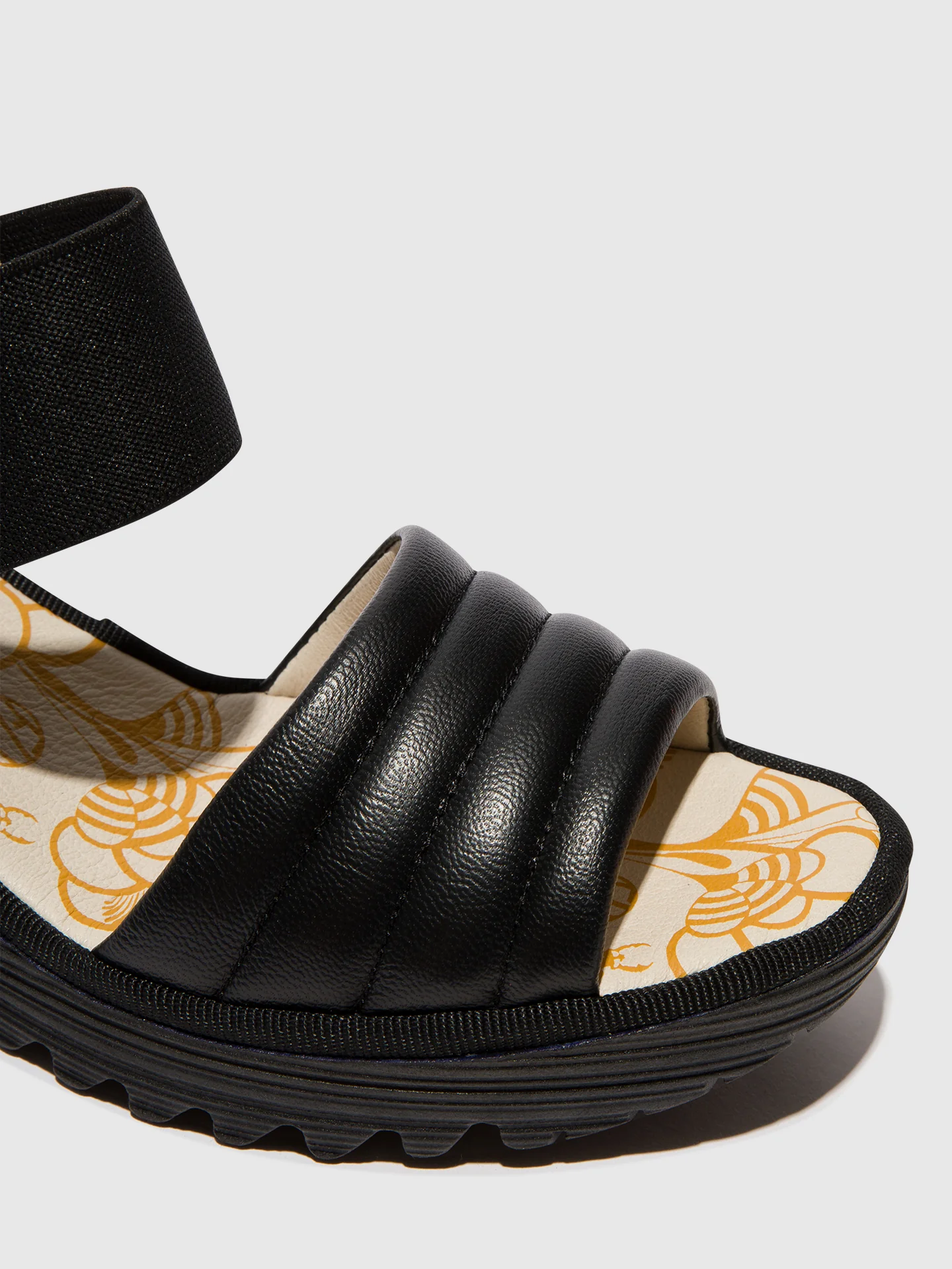 Sling-Back Sandals YIKO414FLY BLACK - Image 4