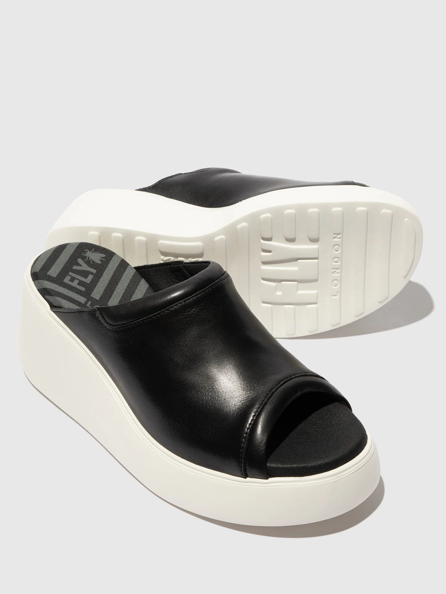 Slip-on Mules DOLI042FLY BLACK - Image 4