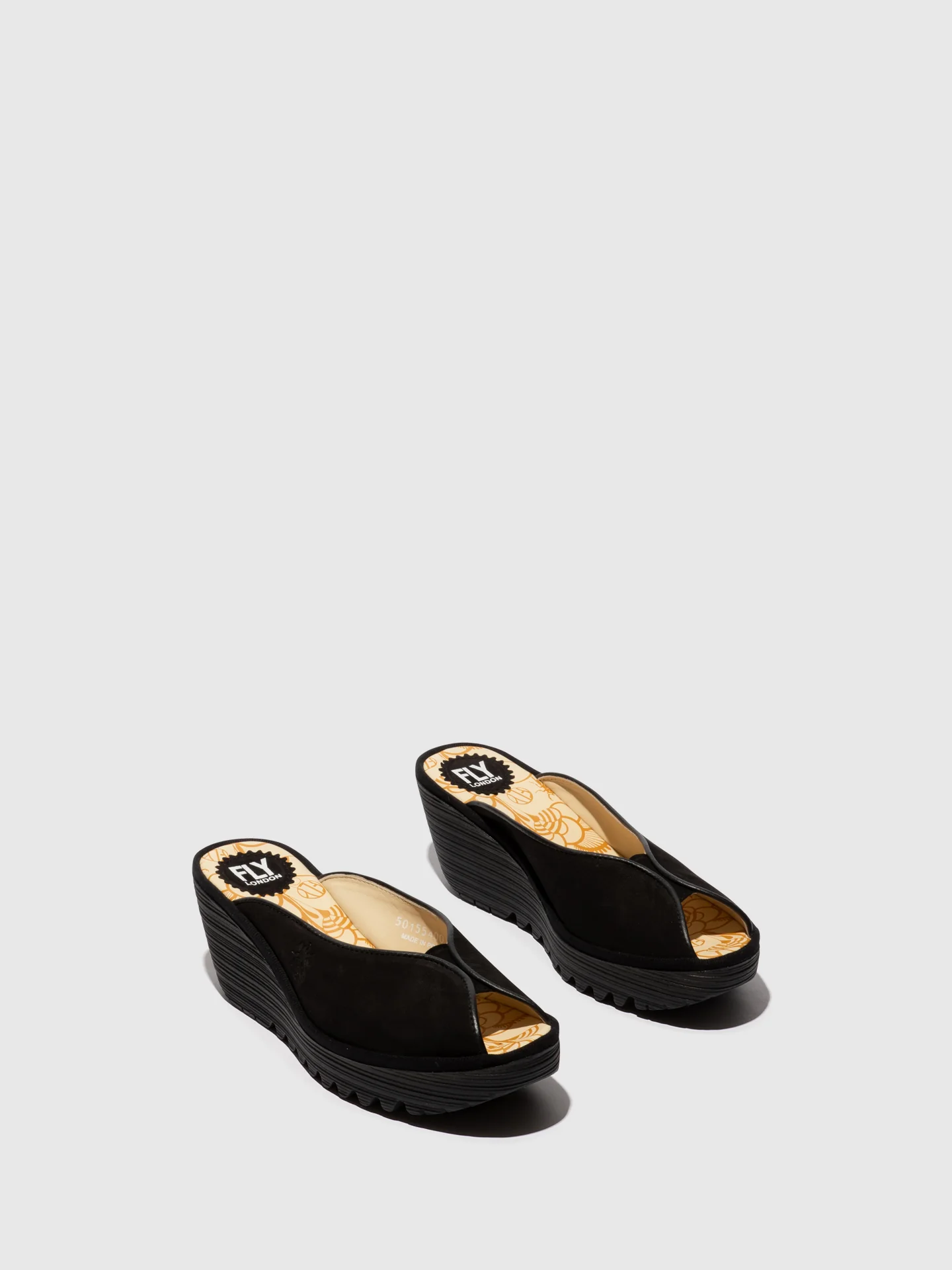 Slip-on Mules YOUN554FLY BLACK - Image 2