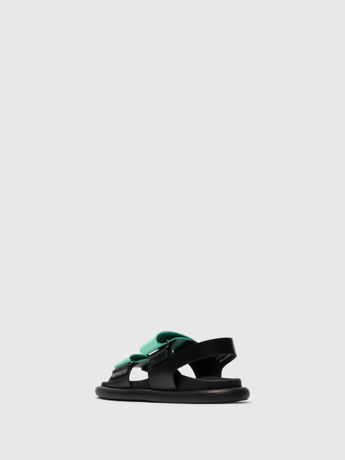 Sling-Back Sandals PAFI070FLY BLACK/SPEARMINT - Image 3