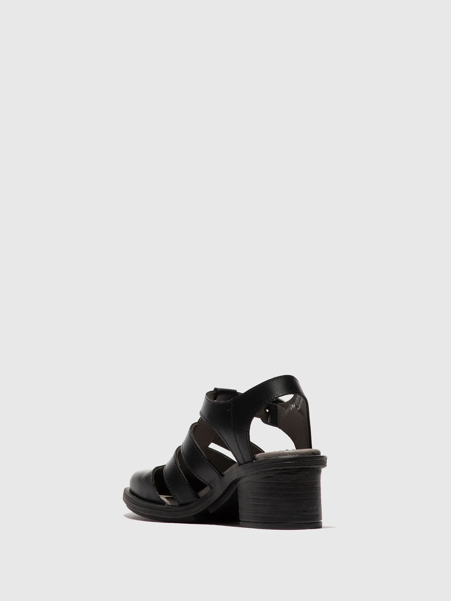 T-Strap Sandals CAHY195FLY BLACK - Image 3
