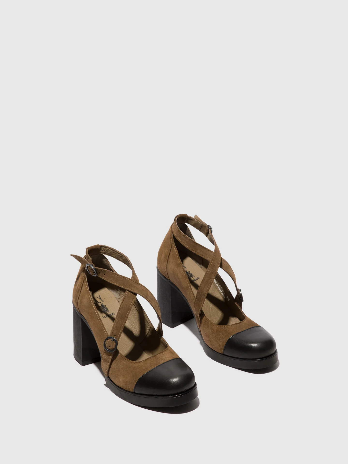 Buckle Shoes SLIV993FLY BLACK/TAUPE - Image 2