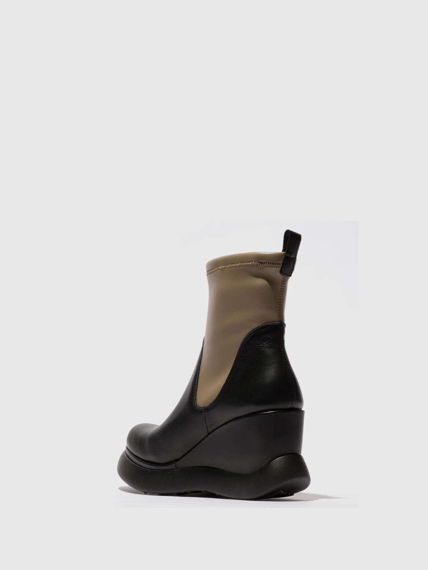 Slip-on Ankle Boots GLAF130FLY BLACK/TAUPE - Image 3
