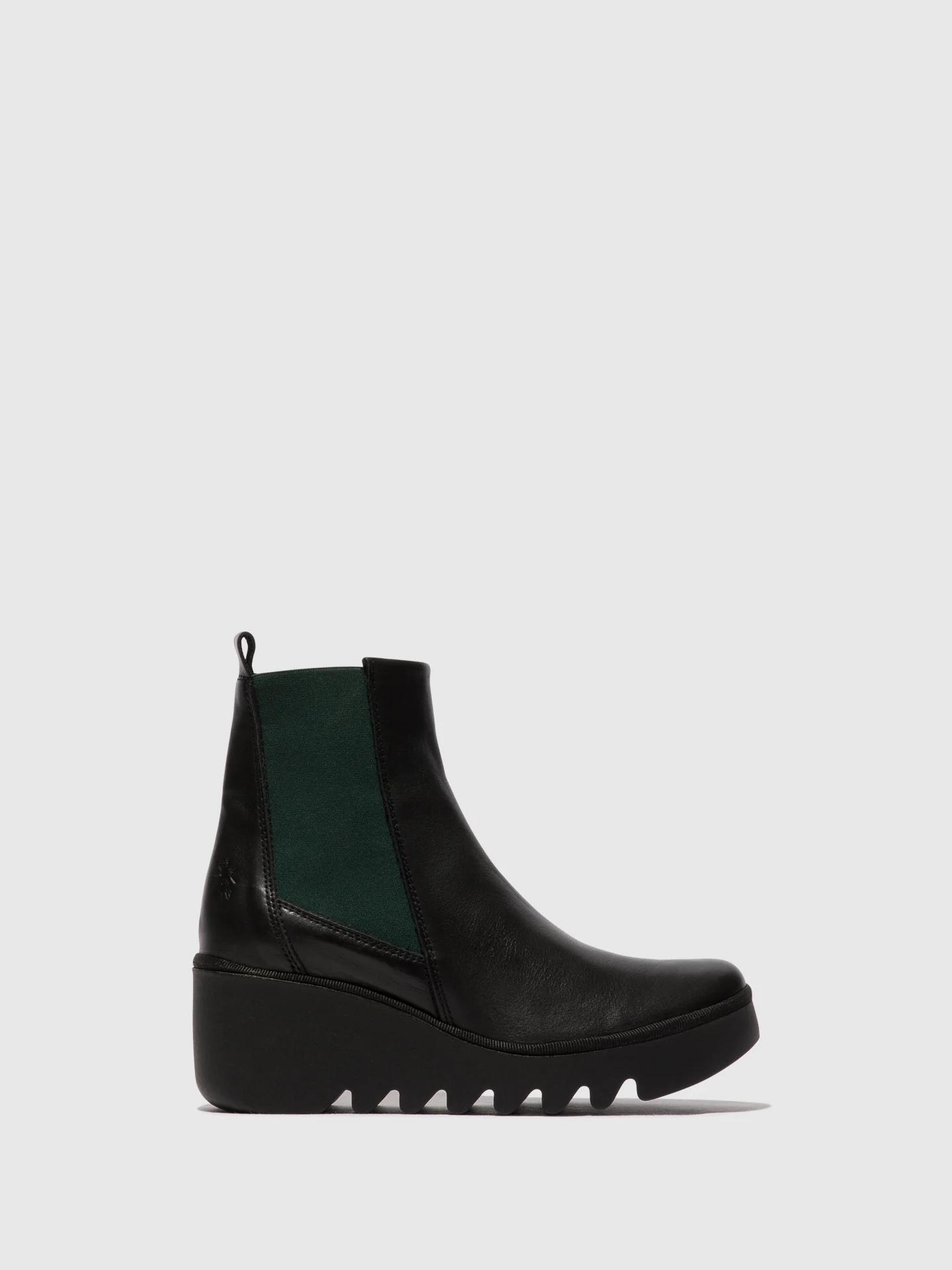 Chelsea Ankle Boots BAGU233FLY BLACK (TEAL ELASTIC)