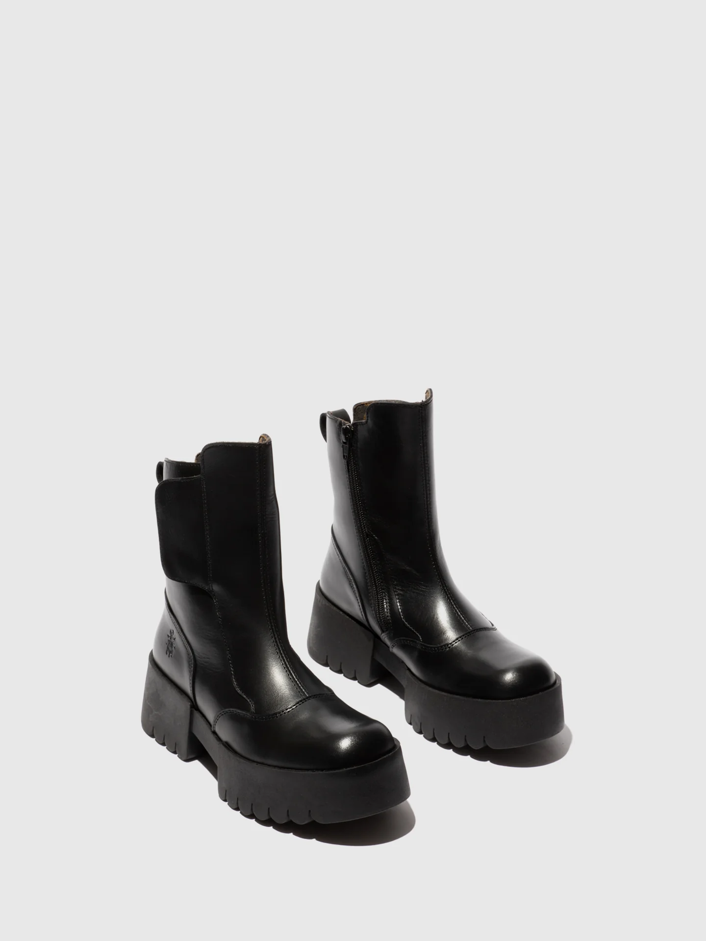 Velcro Ankle Boots EGLI124FLY BLACK - Image 2