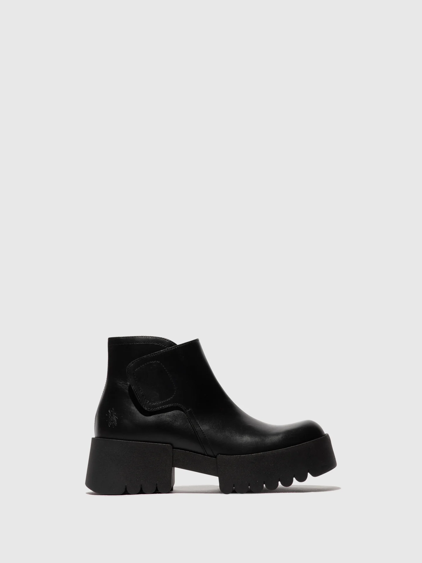 Velcro Ankle Boots ENDO006FLY BLACK