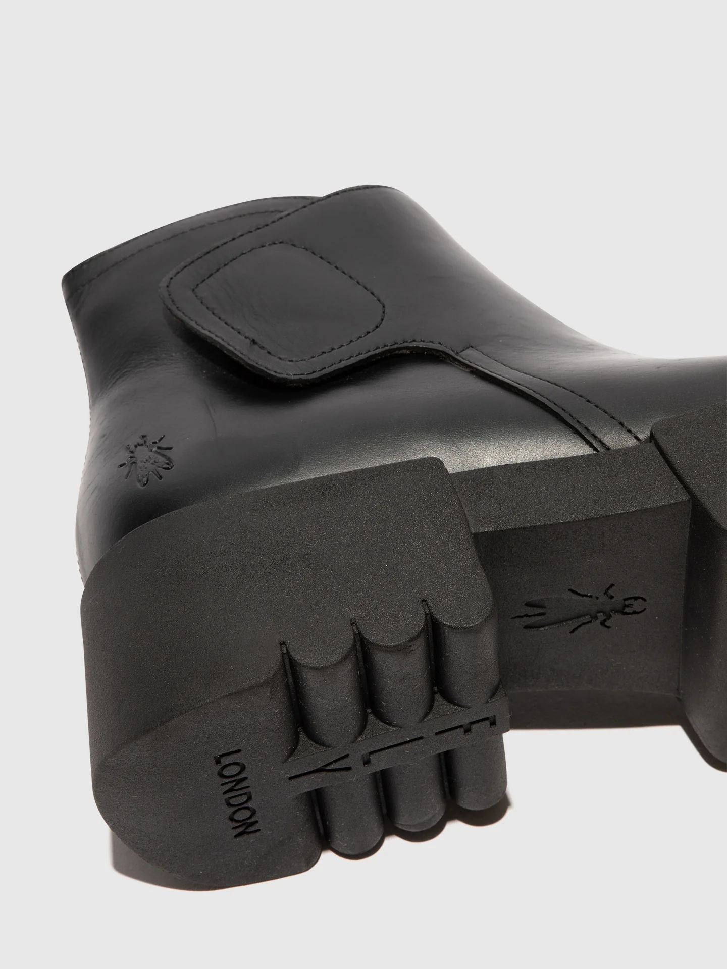 Velcro Ankle Boots ENDO006FLY BLACK - Image 4