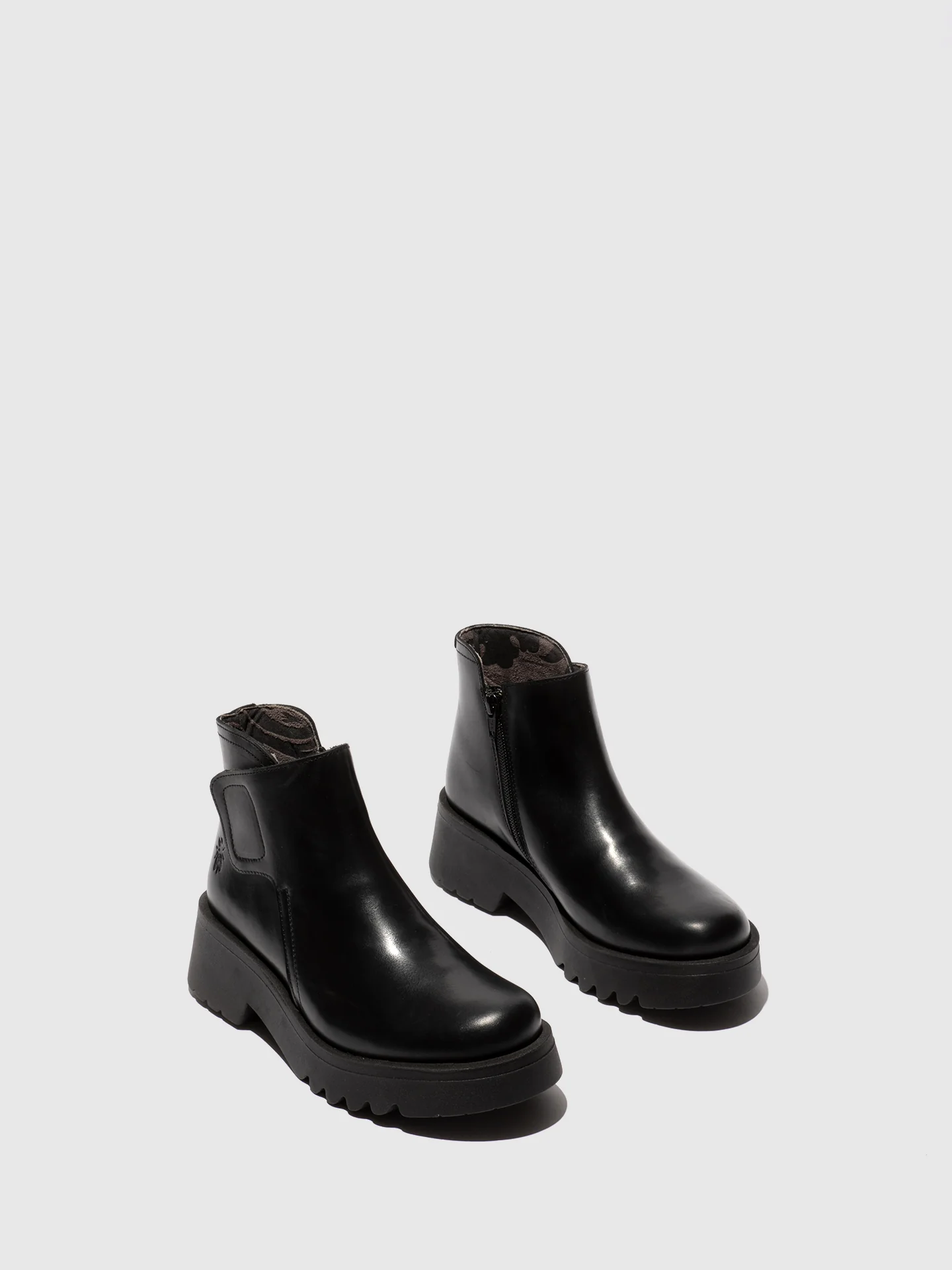 Velcro Ankle Boots MUFE363FLY BLACK - Image 2