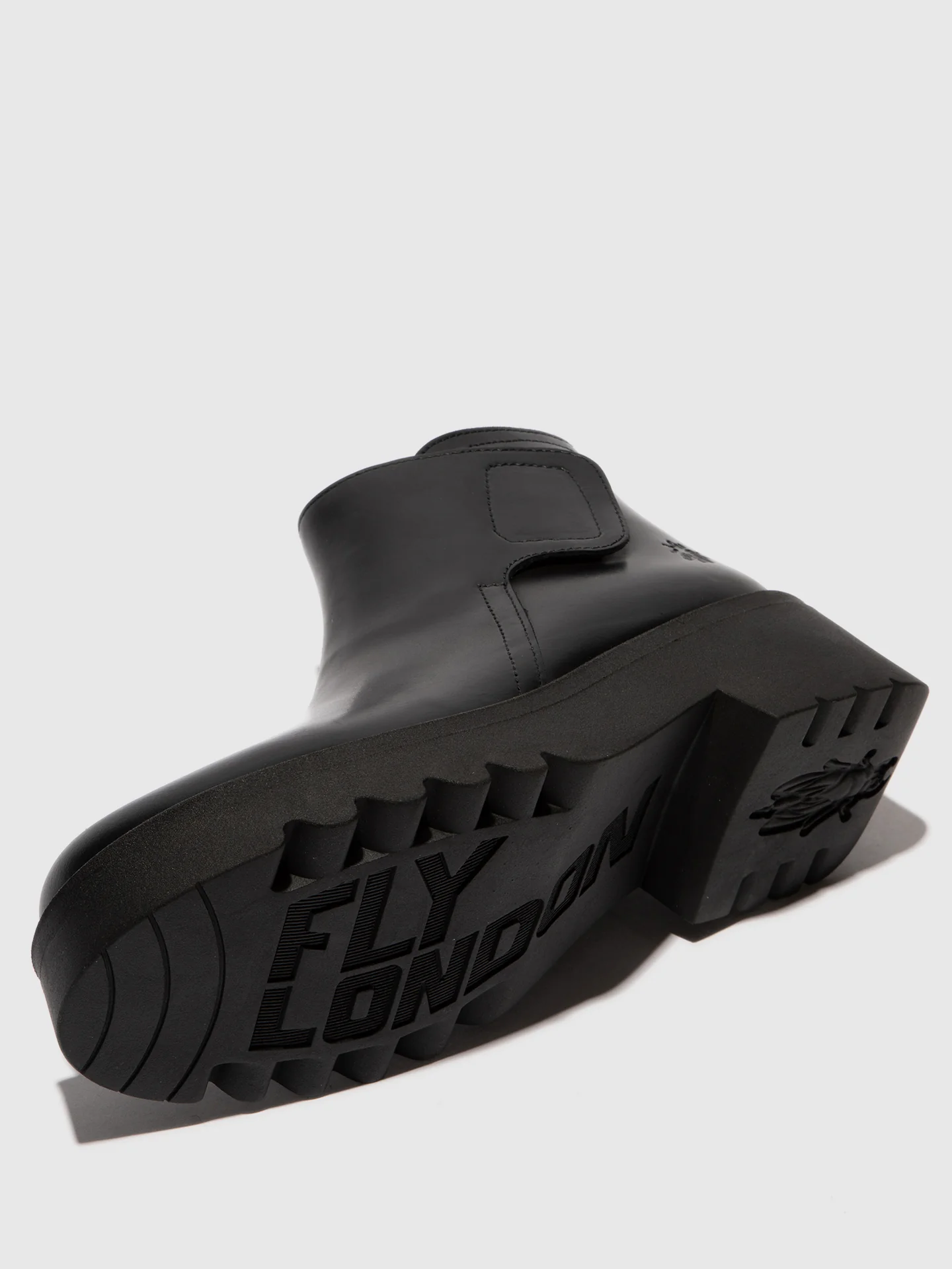 Velcro Ankle Boots MUFE363FLY BLACK - Image 4