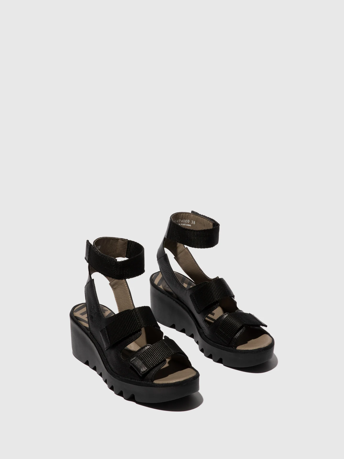 Velcro Sandals BECH474FLY BLACK - Image 2