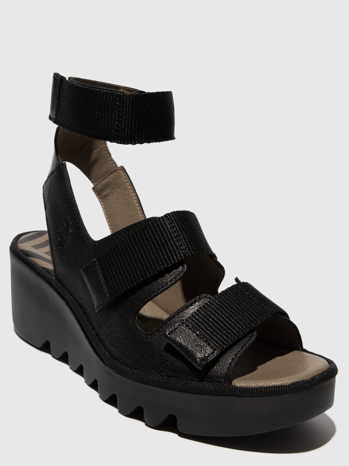 Velcro Sandals BECH474FLY BLACK - Image 4