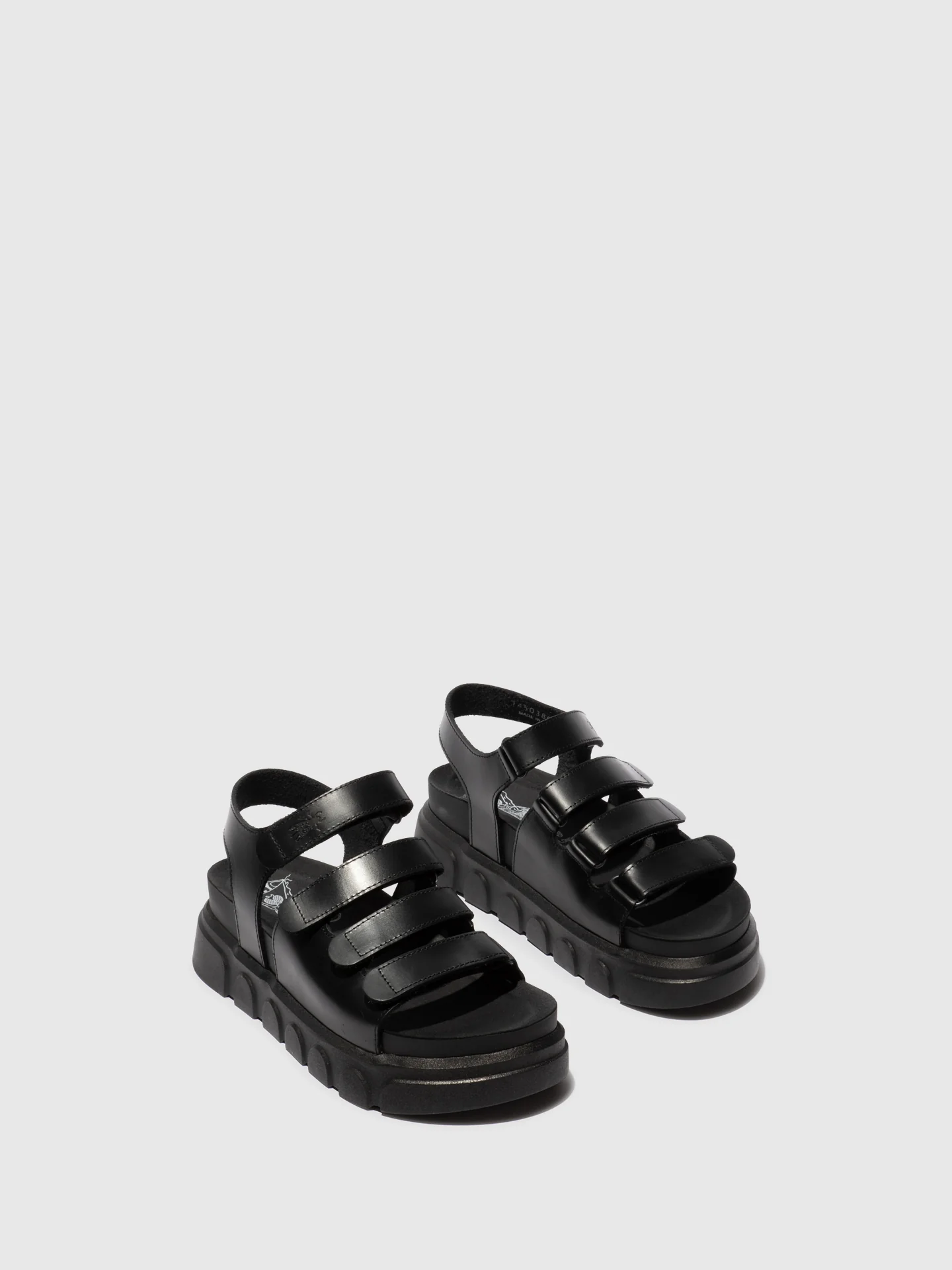 Velcro Sandals CLAD038FLY BLACK - Image 2