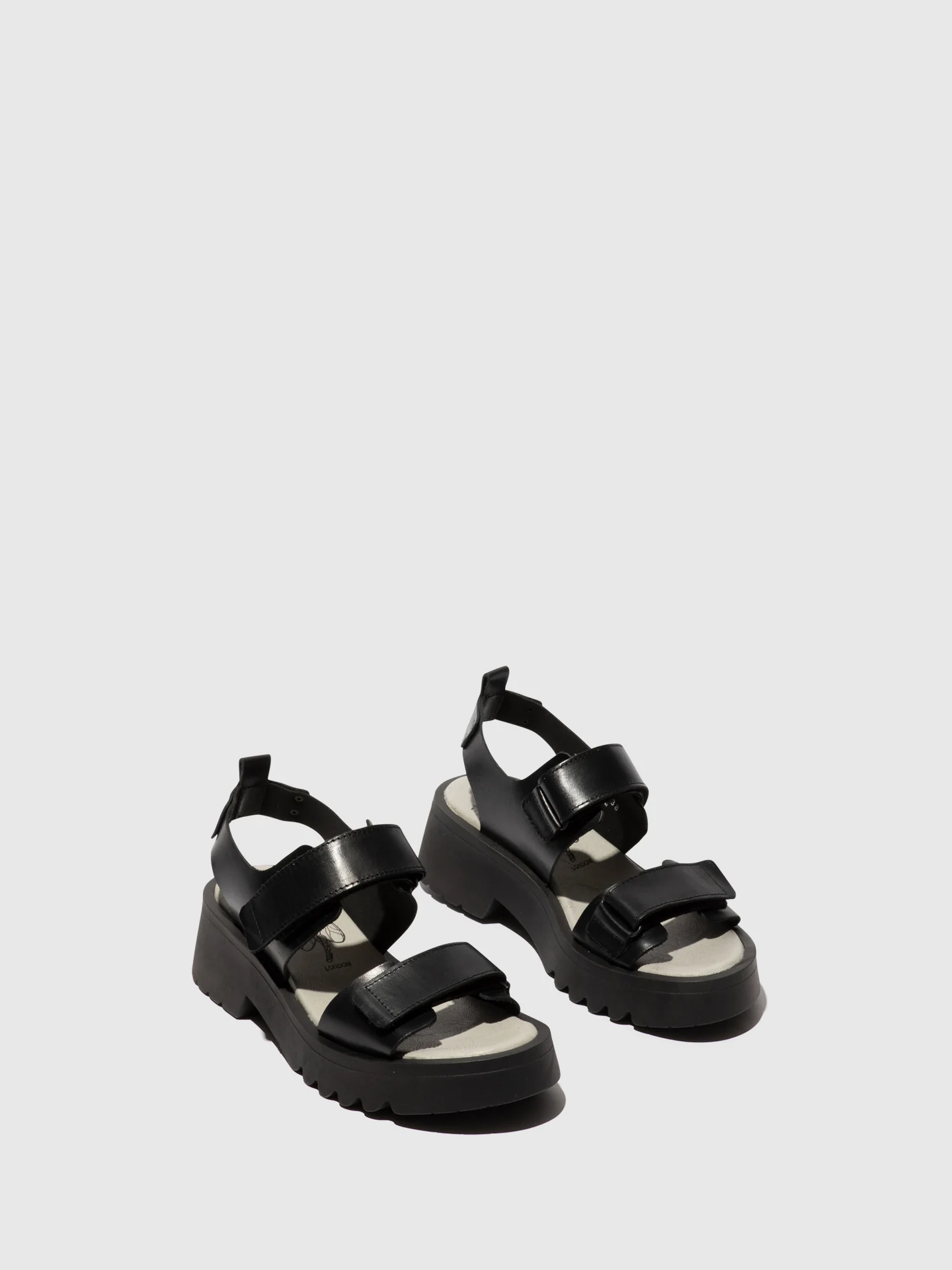 Velcro Sandals MEKA857FLY BLACK - Image 2