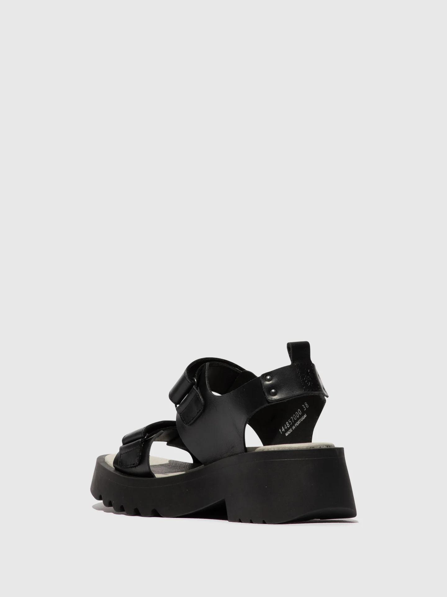 Velcro Sandals MEKA857FLY BLACK - Image 3