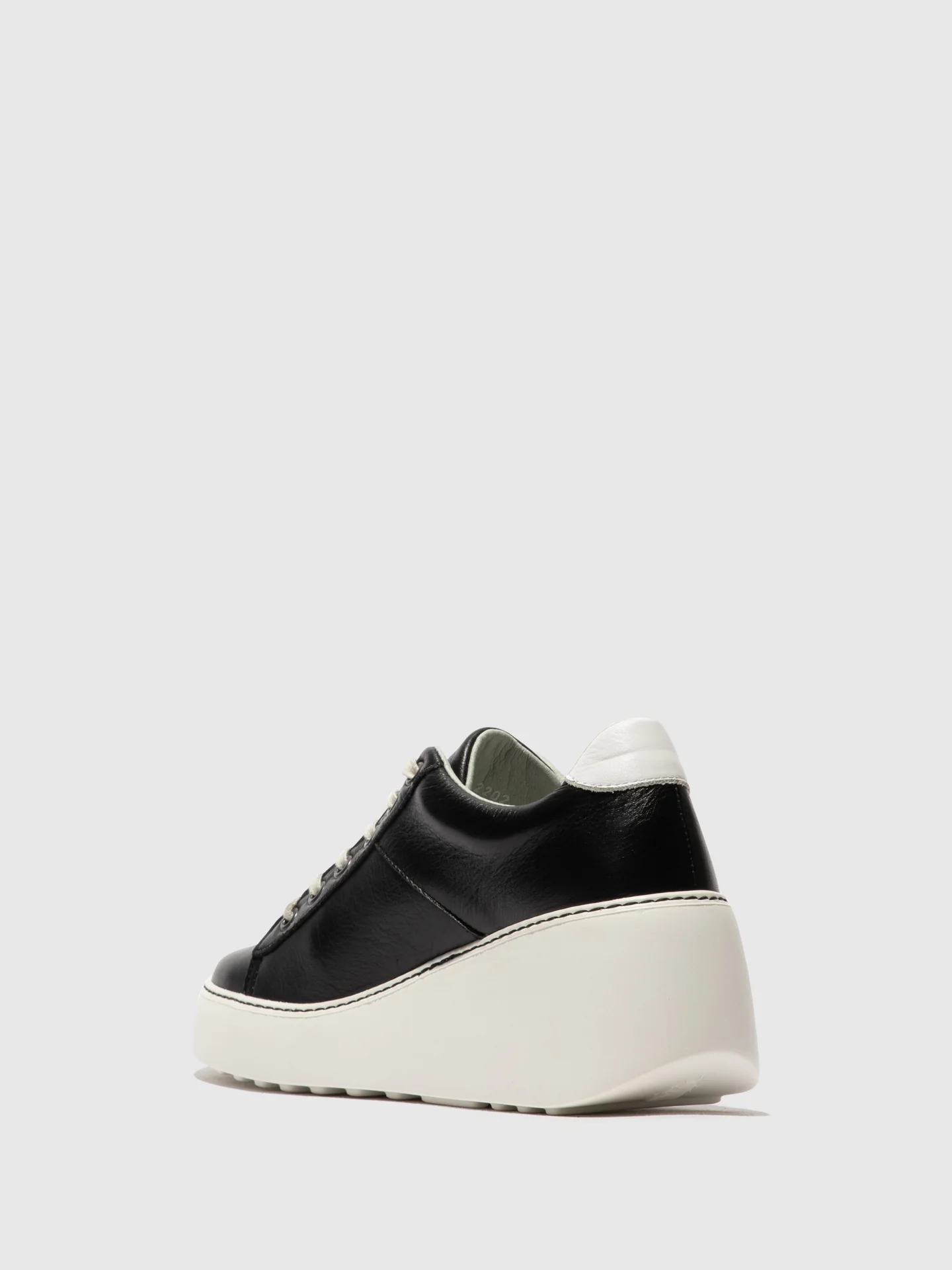Lace-up Trainers DELF580FLY BLACK/WHITE - Image 3