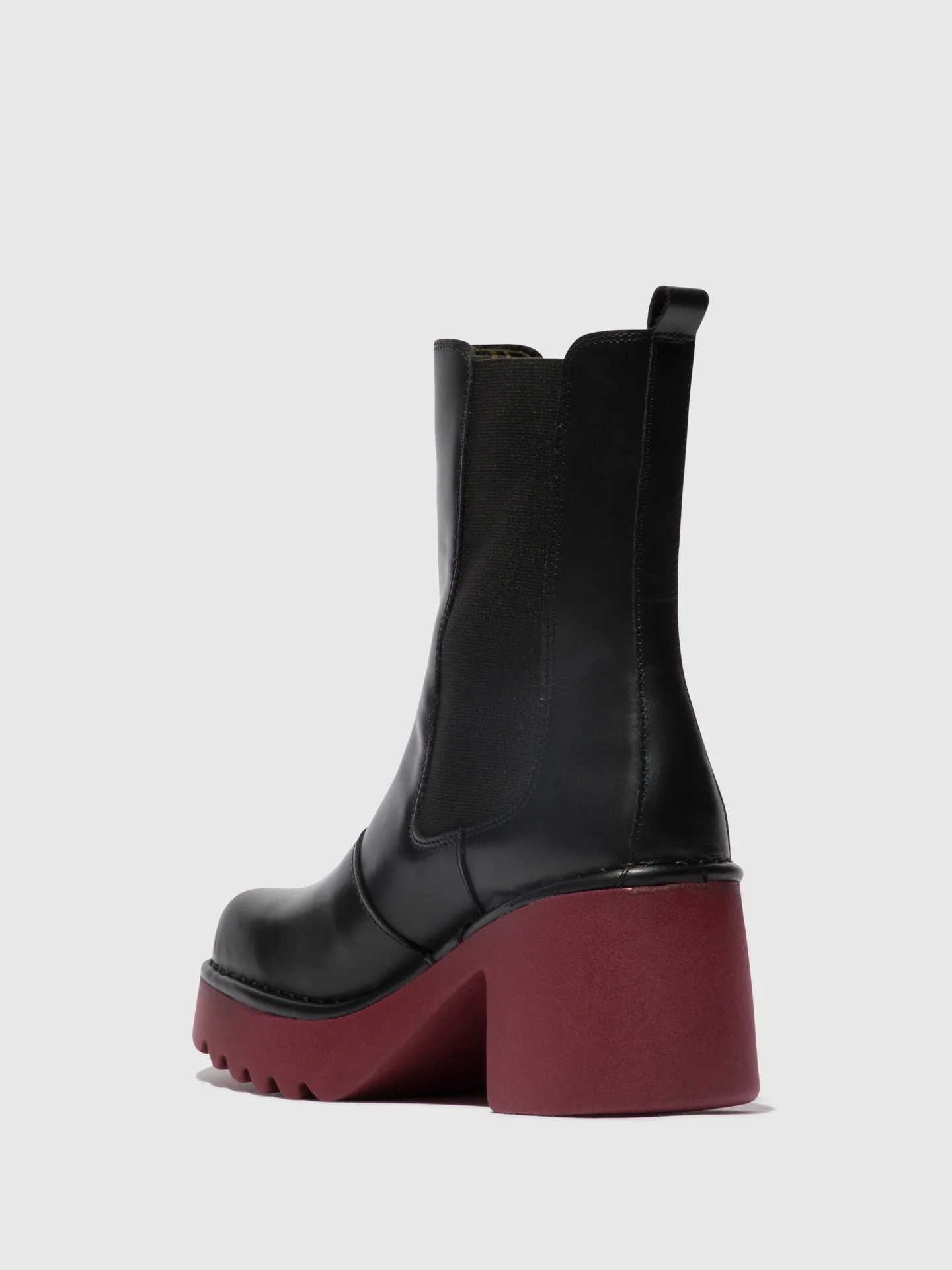 Chelsea Ankle Boots MOYA25FLY BLACK (WINE SOLE) - Image 3