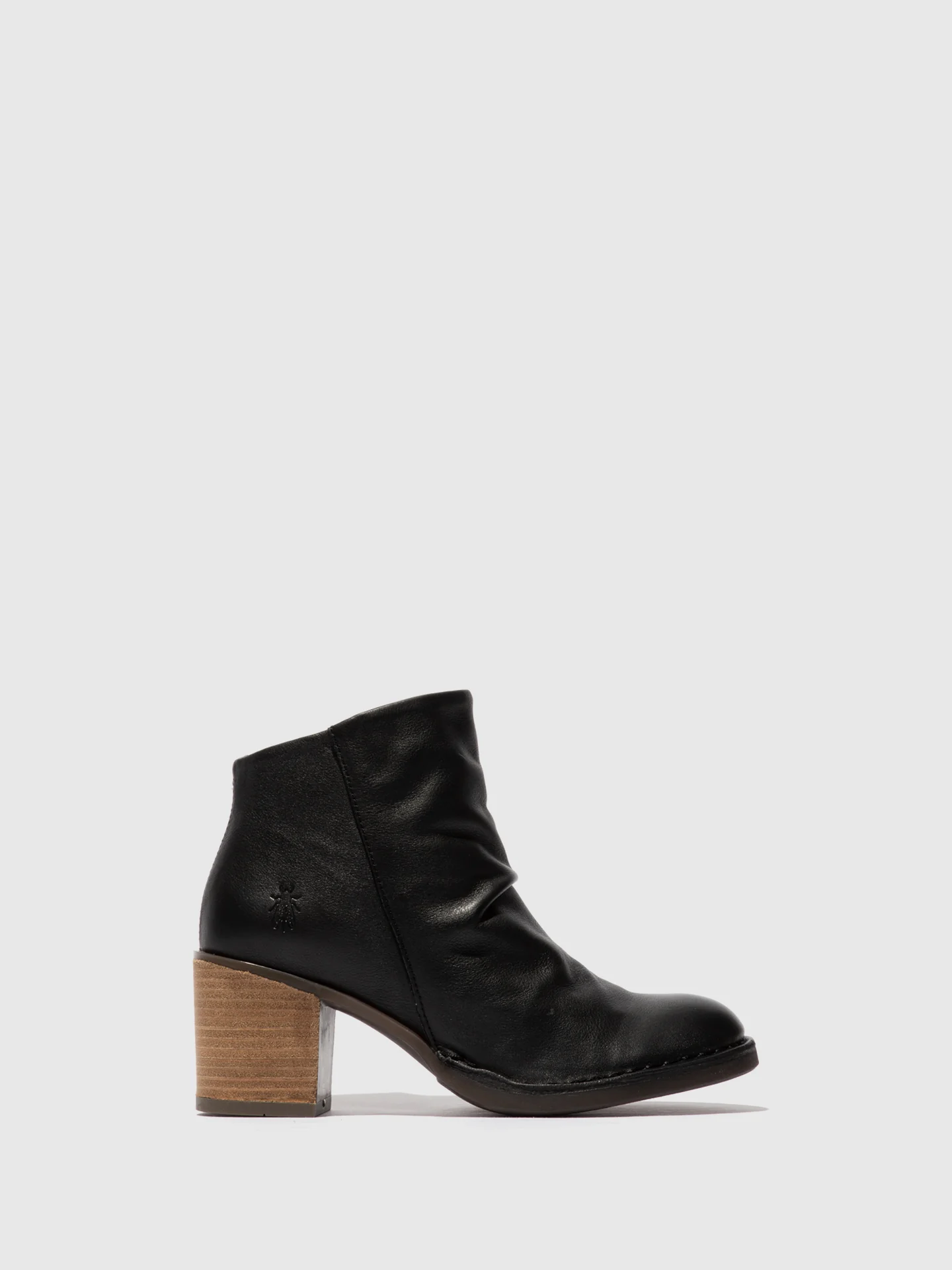 Zip Up Ankle Boots BELL061FLY BLACK