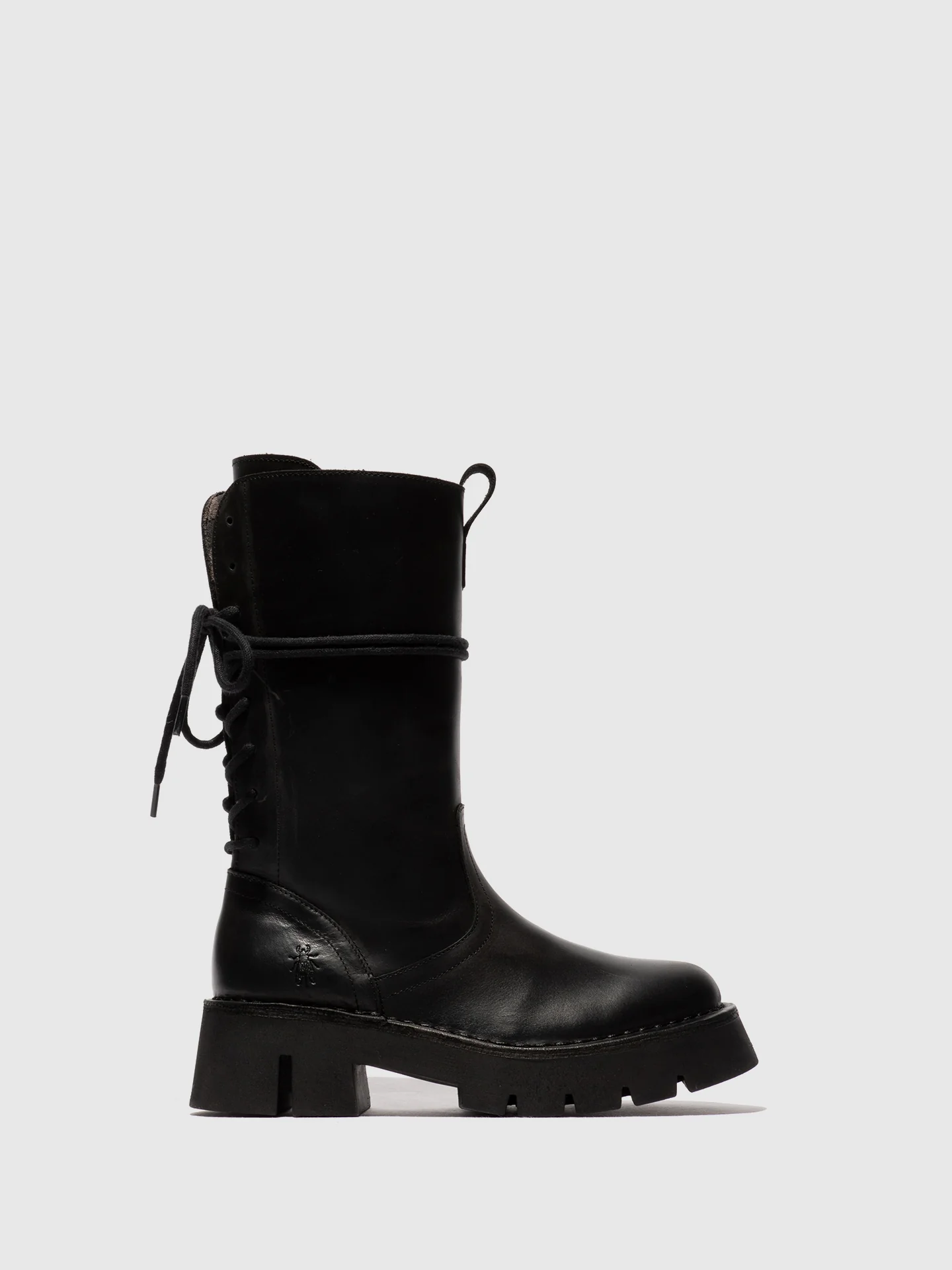 Zip Up Ankle Boots BERF160FLY BLACK