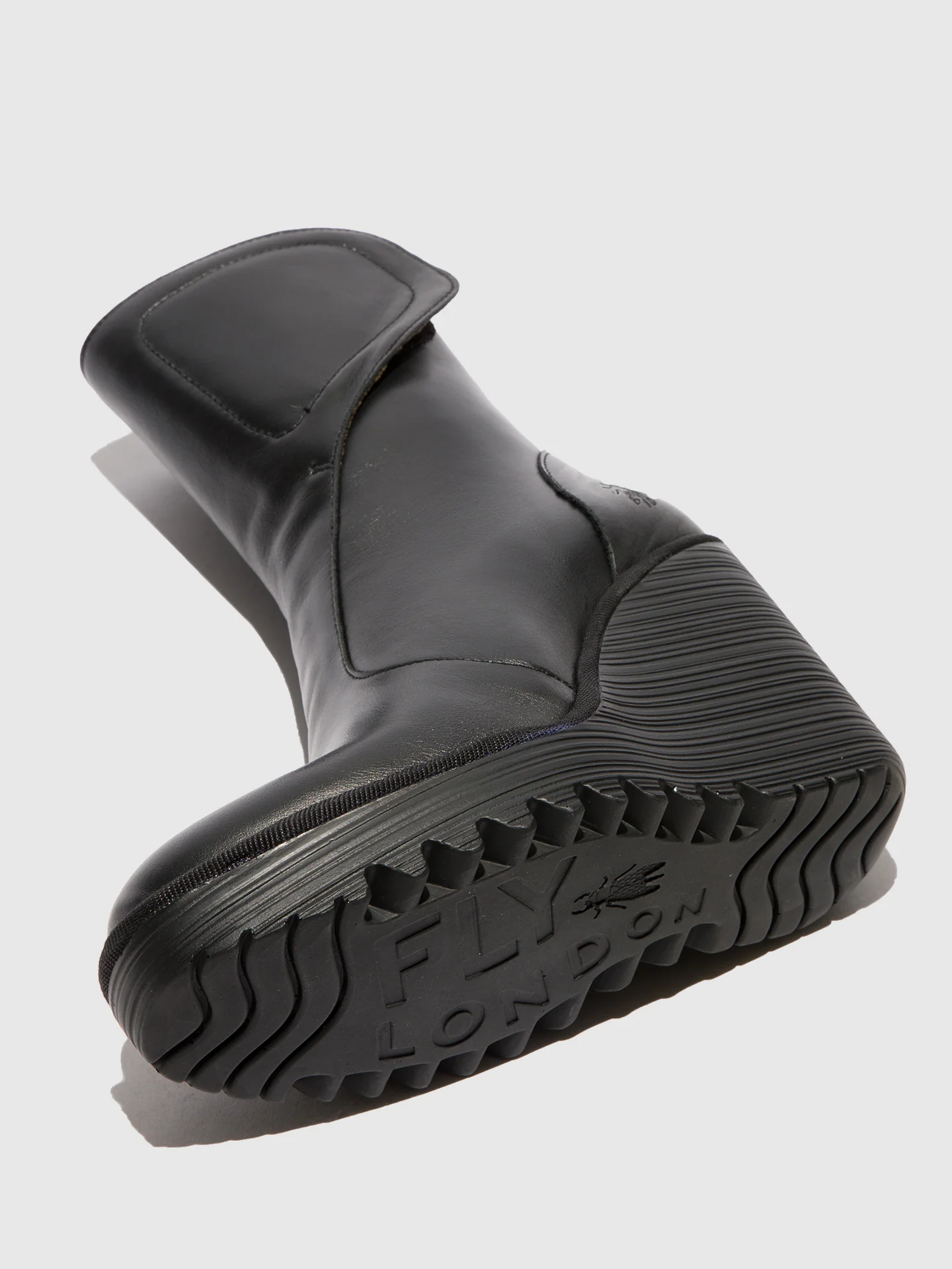 Zip Up Ankle Boots DALLY463FLY BLACK - Image 4