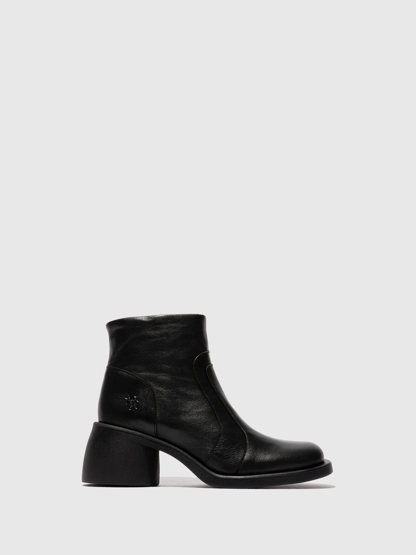 Zip Up Ankle Boots HEWI304FLY BLACK