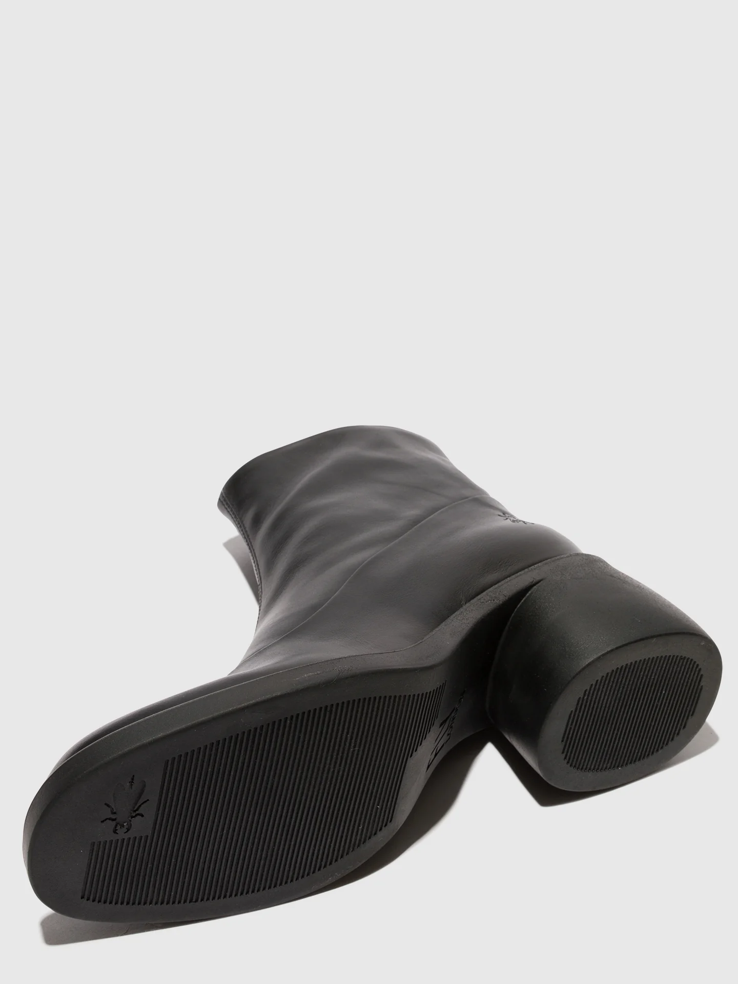 Zip Up Ankle Boots HINT003FLY BLACK - Image 4