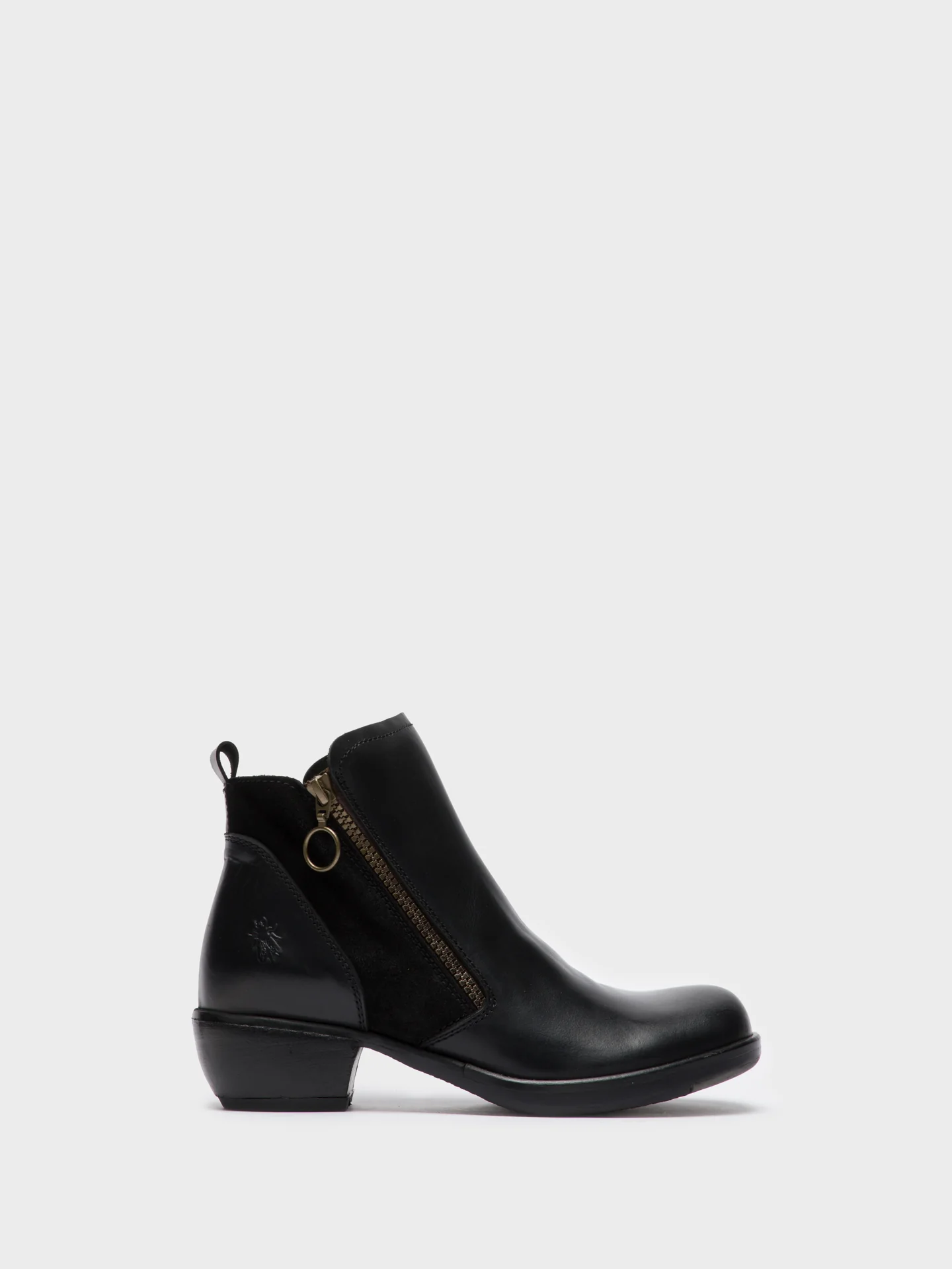 Zip Up Ankle Boots MELI BLACK