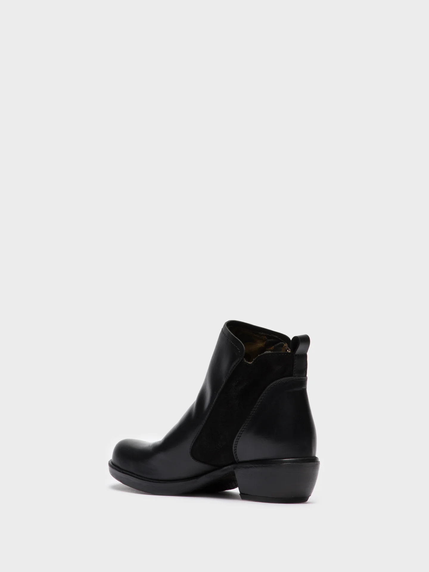Zip Up Ankle Boots MELI BLACK - Image 3