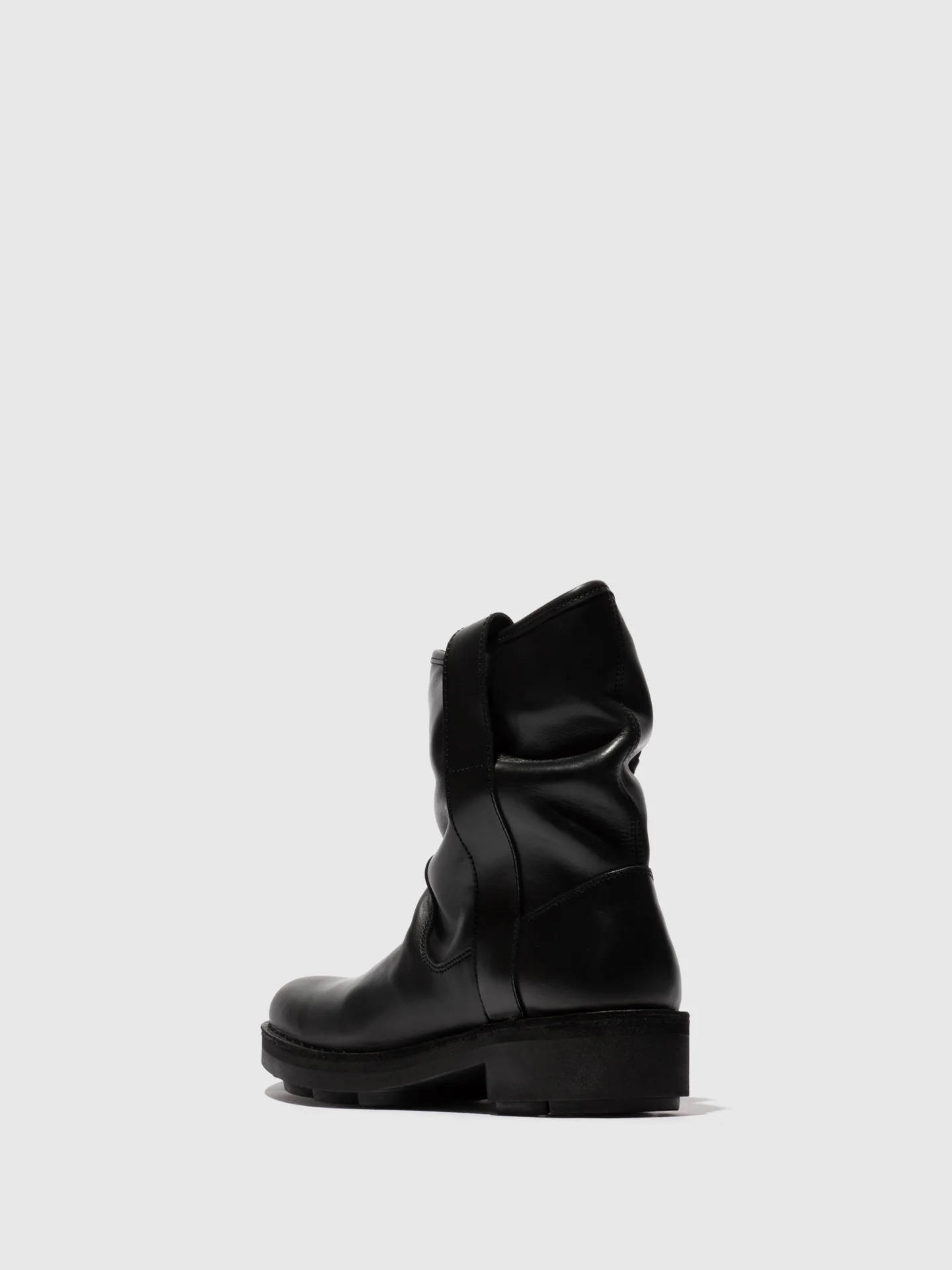 Zip Up Ankle Boots NEIT145FLY BLACK - Image 3