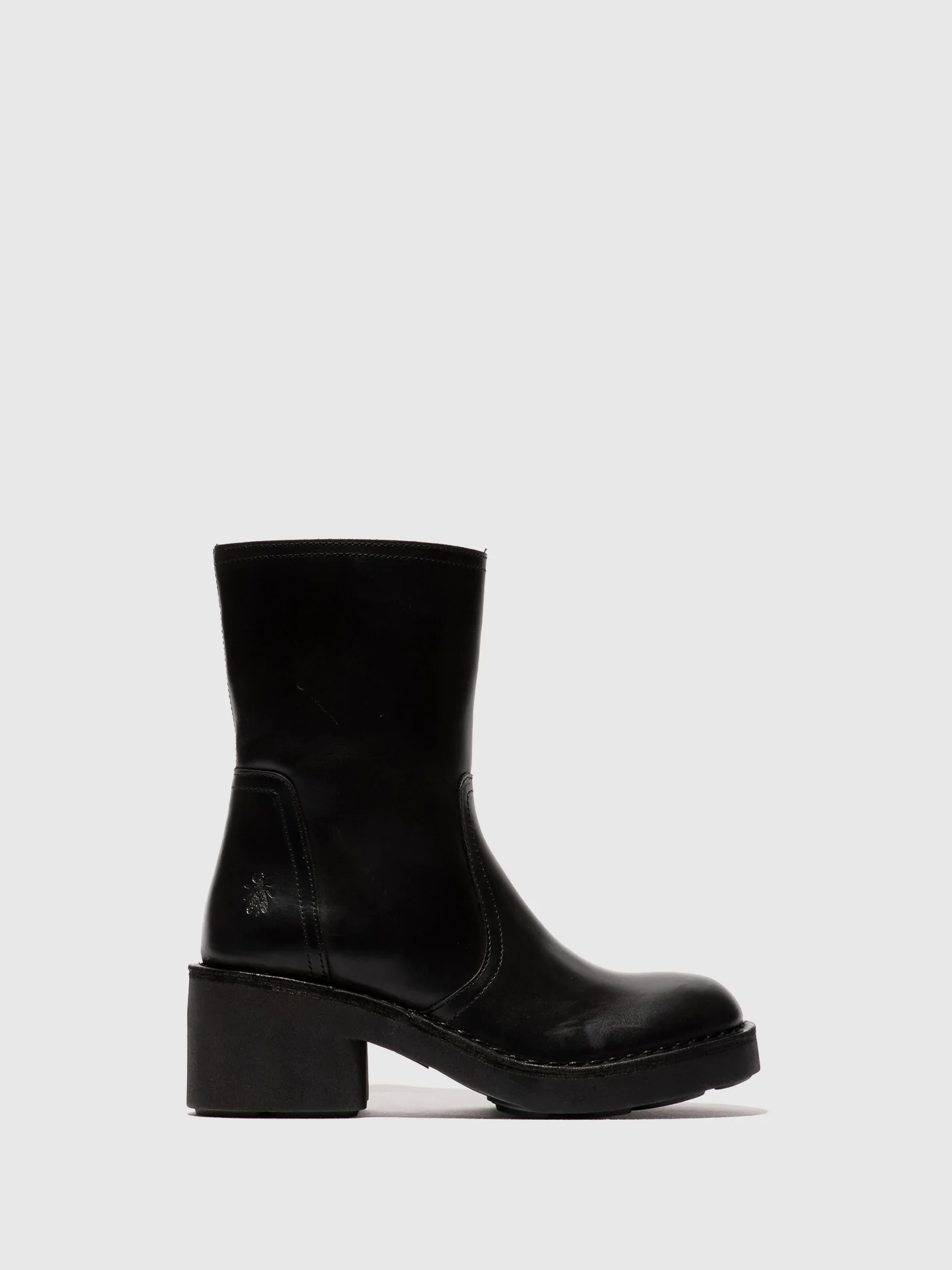 Zip Up Ankle Boots NORE191FLY BLACK