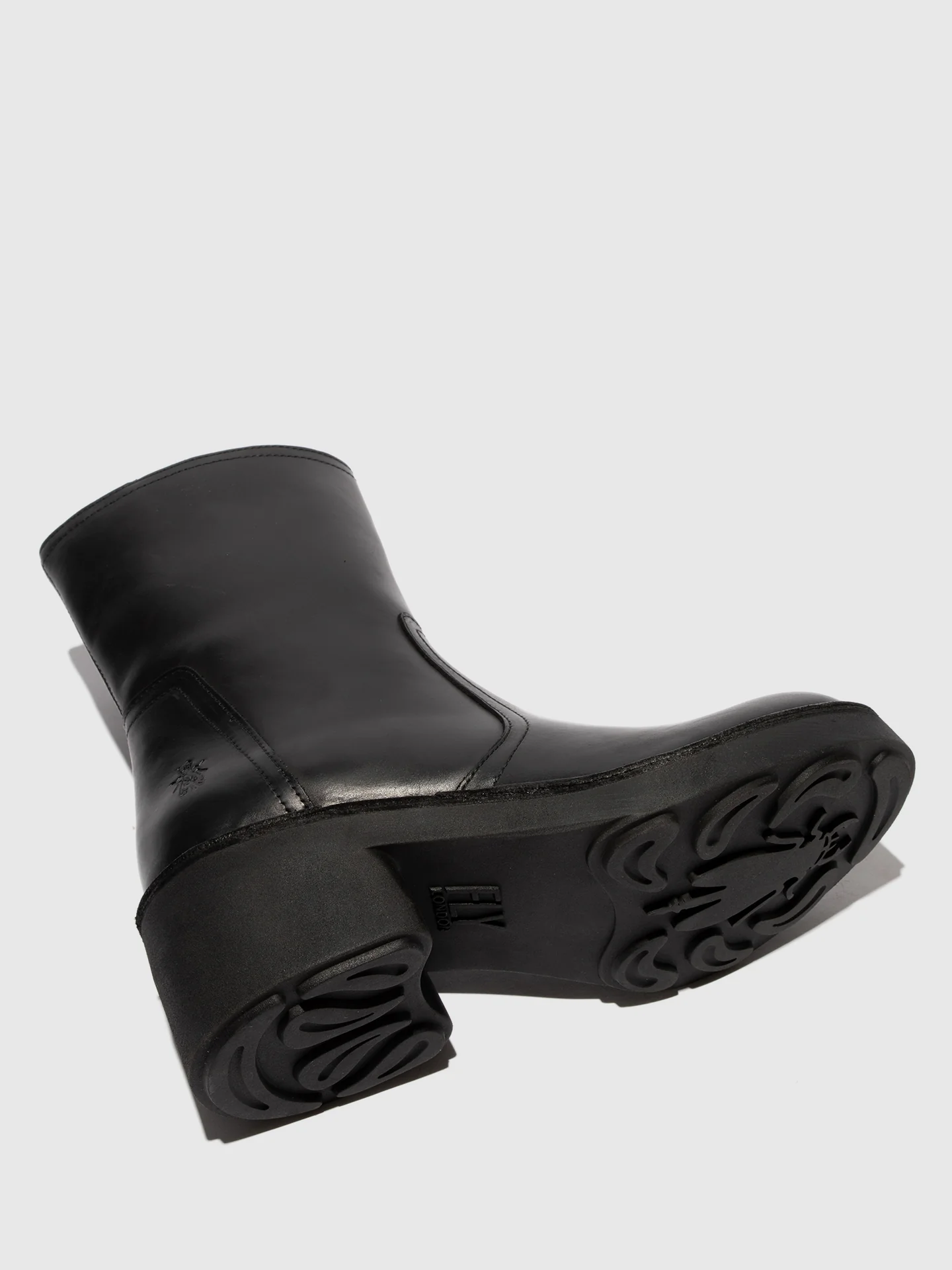 Zip Up Ankle Boots NORE191FLY BLACK - Image 4