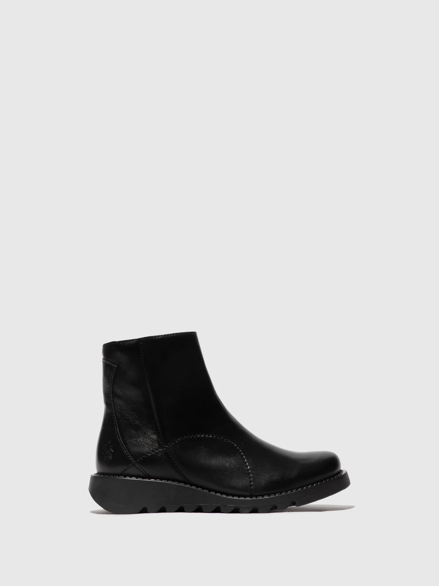 Zip Up Ankle Boots SAGU014FLY BLACK