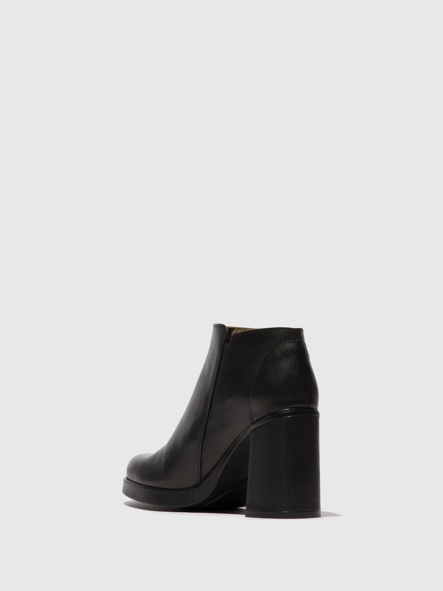 Zip Up Ankle Boots SHAR986FLY BLACK - Image 3