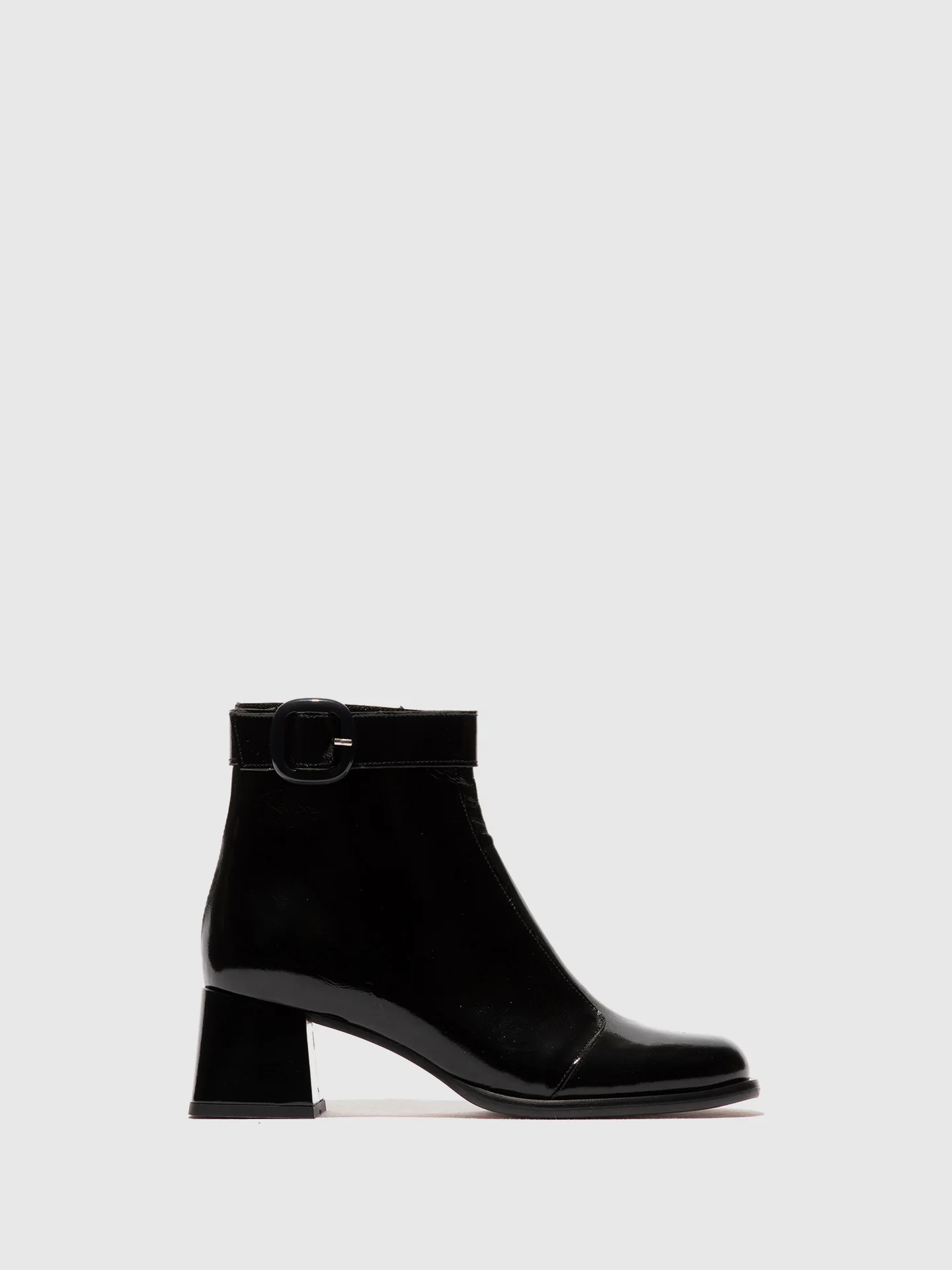 Zip Up Ankle Boots SIRT340FLY BLACK