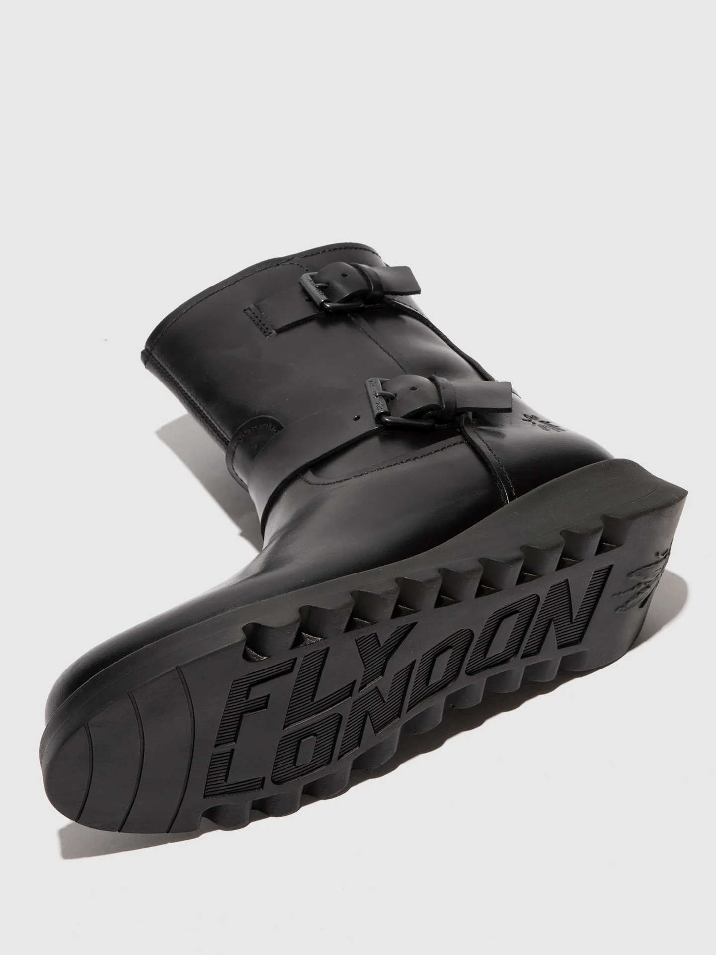 Zip Up Ankle Boots SORF321FLY BLACK - Image 4