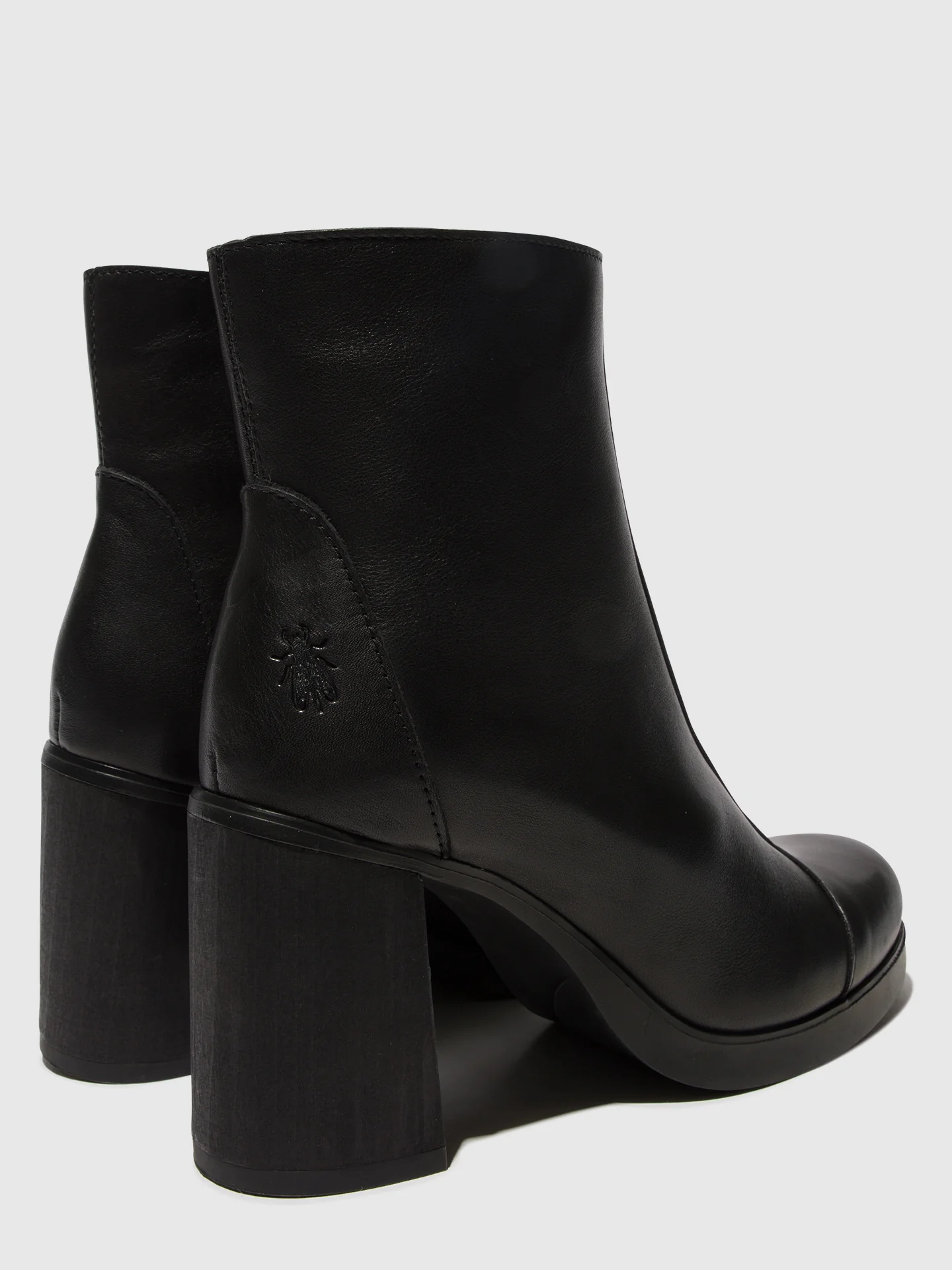 Zip Up Ankle Boots STIR985FLY BLACK - Image 4