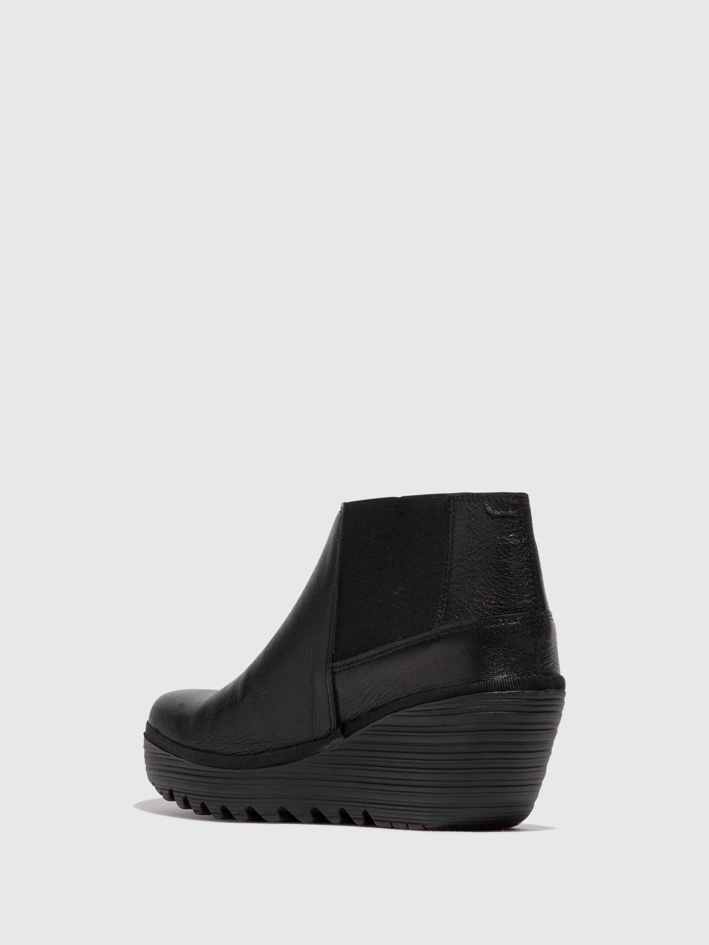 Zip Up Ankle Boots YEGO400FLY BLACK - Image 3