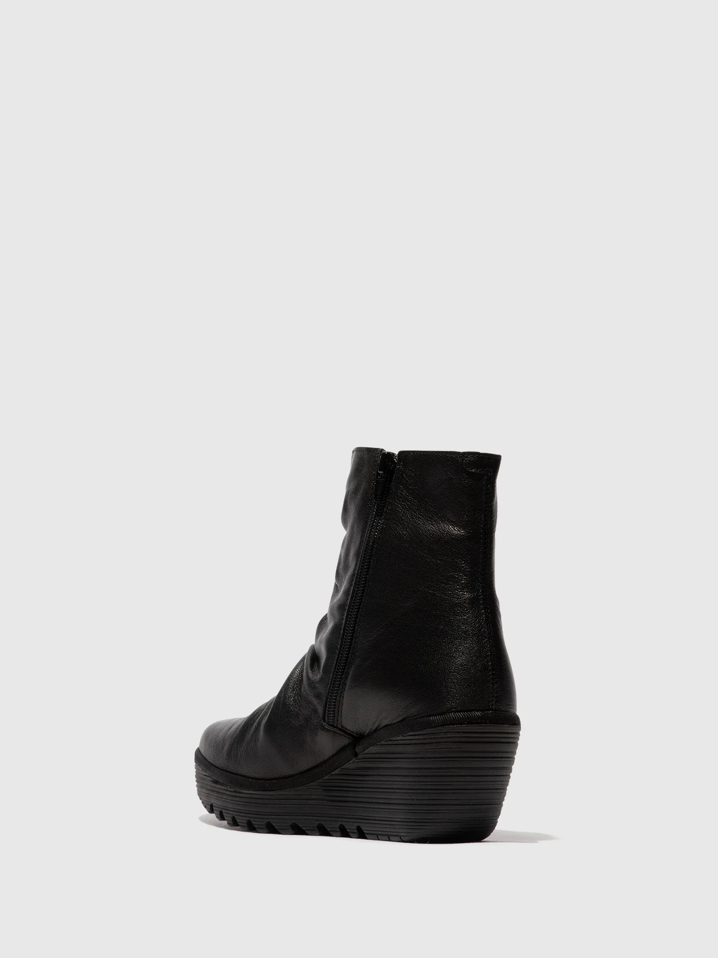 Zip Up Ankle Boots YOPA461FLY BLACK - Image 3