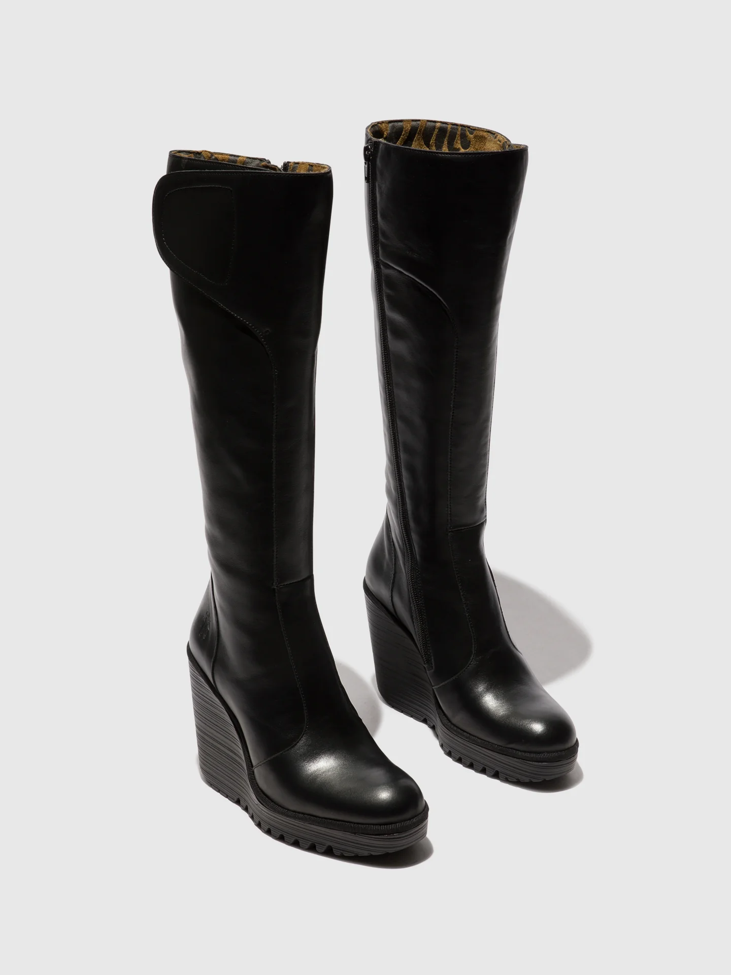 Zip Up Boots DELL464FLY BLACK - Image 2