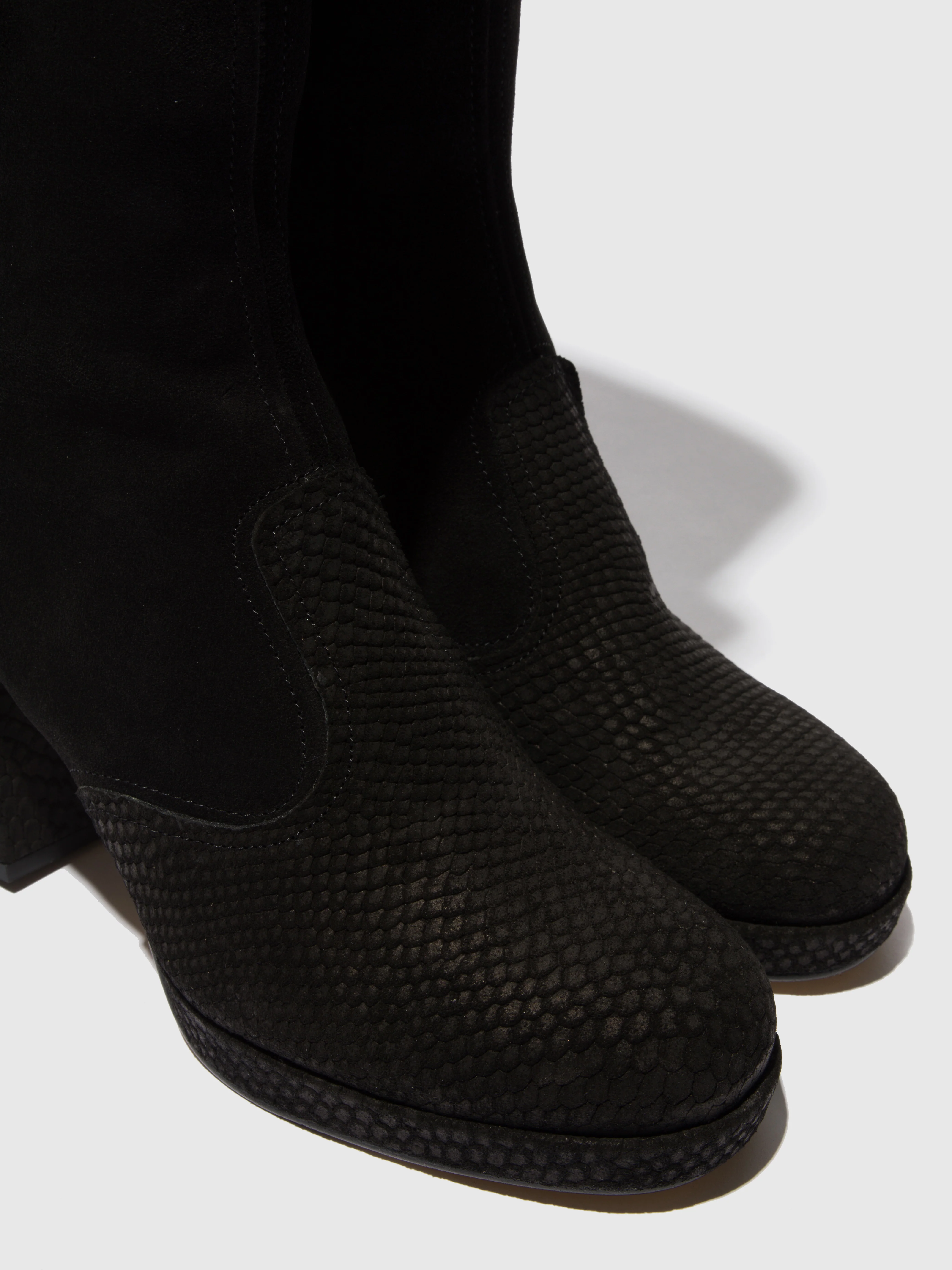 Zip Up Boots EIPE183FLY BLACK - Image 4