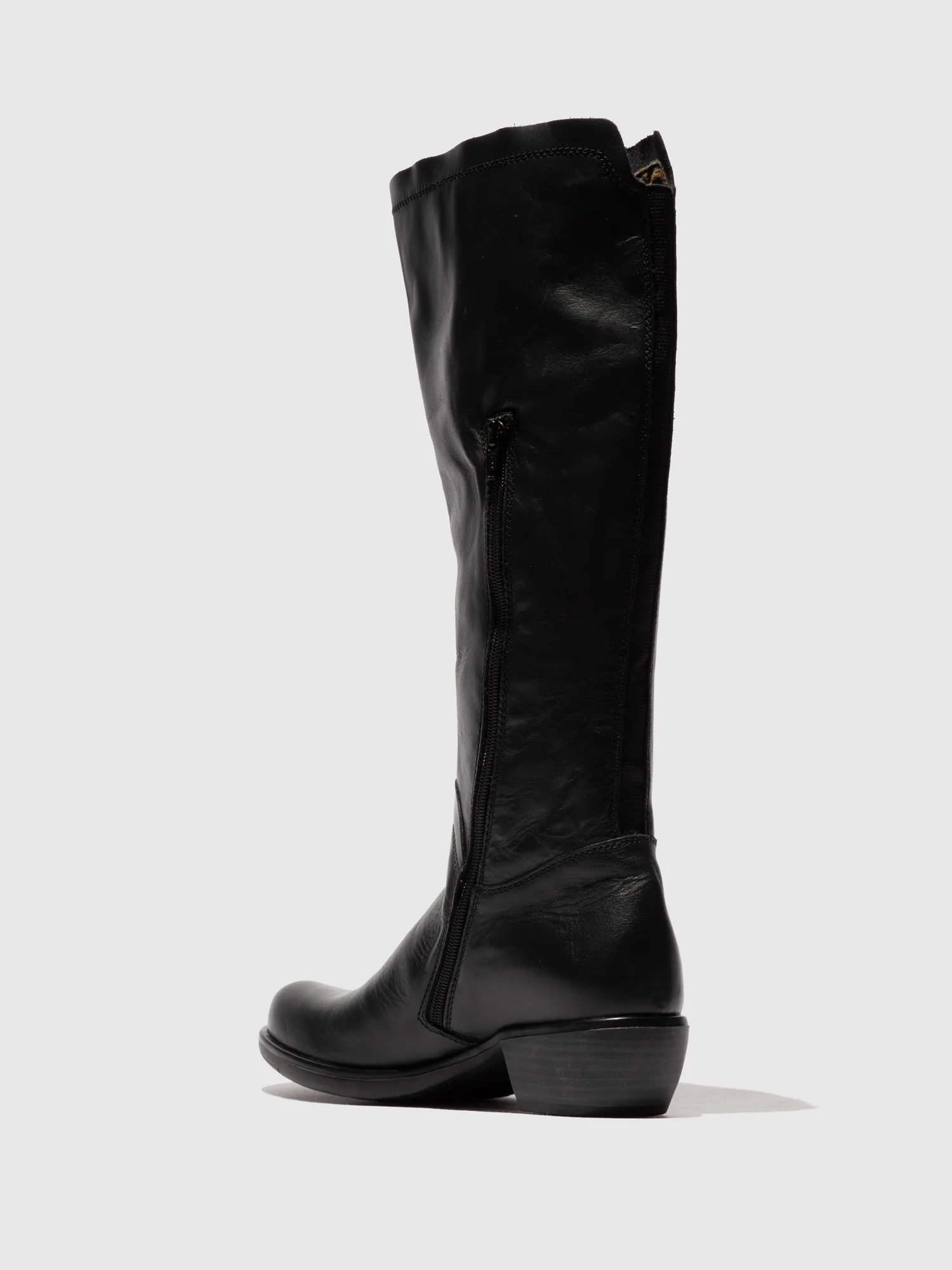 Zip Up Boots MISTRY BLACK - Image 3